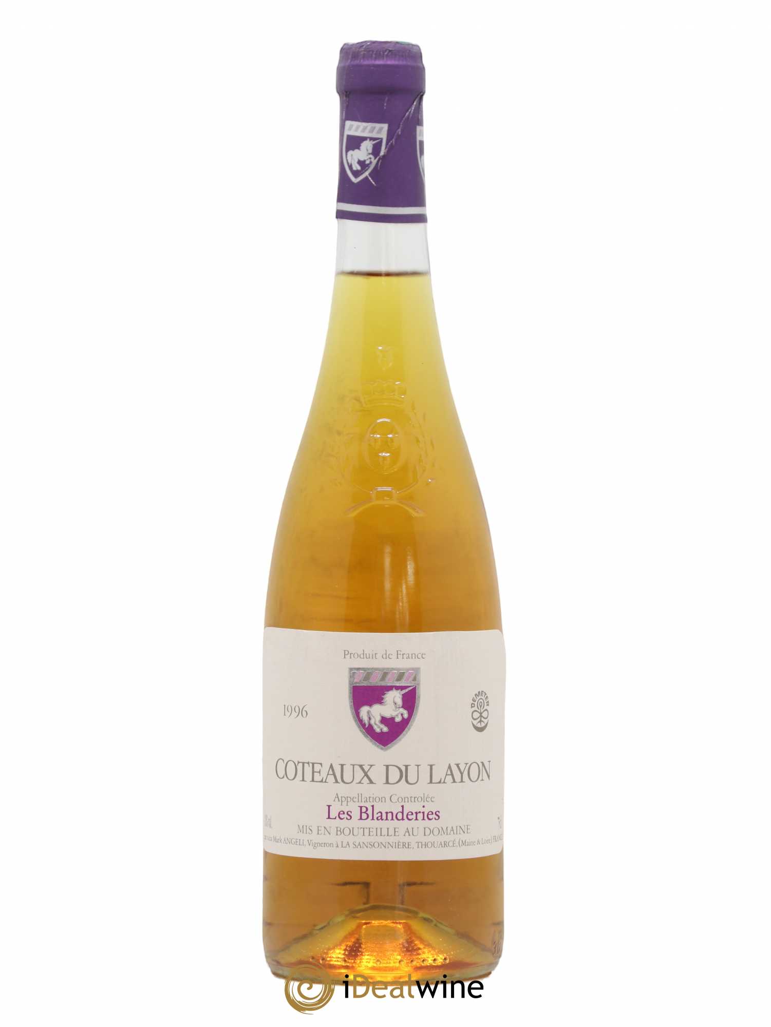 Coteaux du Layon Les Blanderies Mark Angeli (Domaine) - Ferme de la Sansonnière 1996 - Lotto di 1 bottiglia - 0