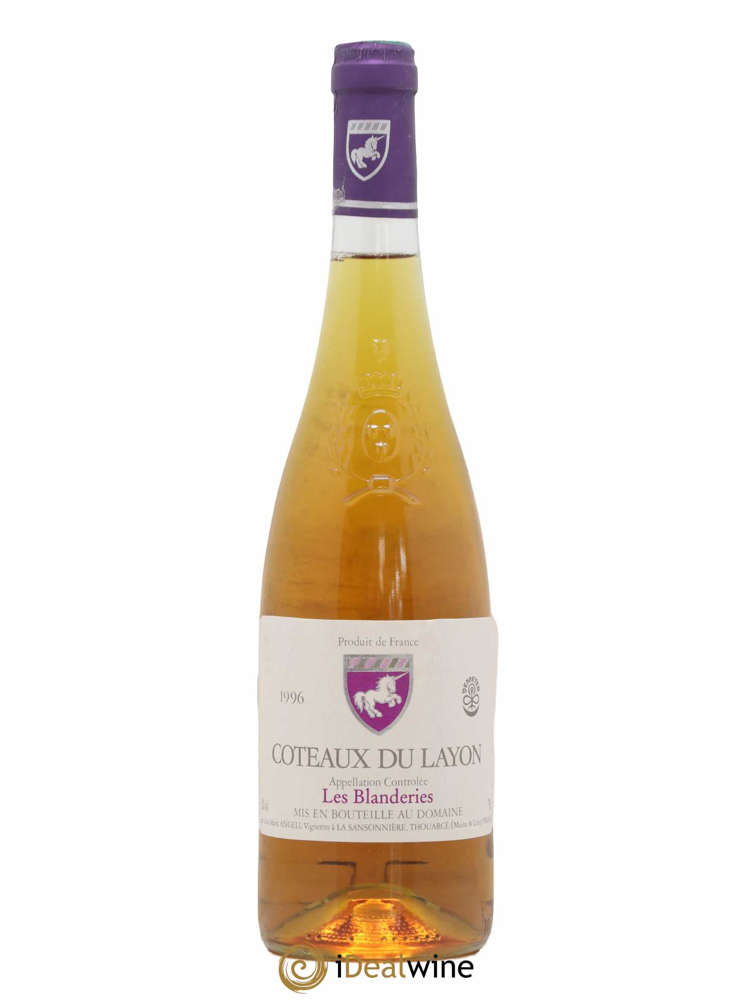Coteaux du Layon Les Blanderies Mark Angeli (Domaine) - Ferme de la Sansonnière 1996 - Lotto di 1 bottiglia - 0
