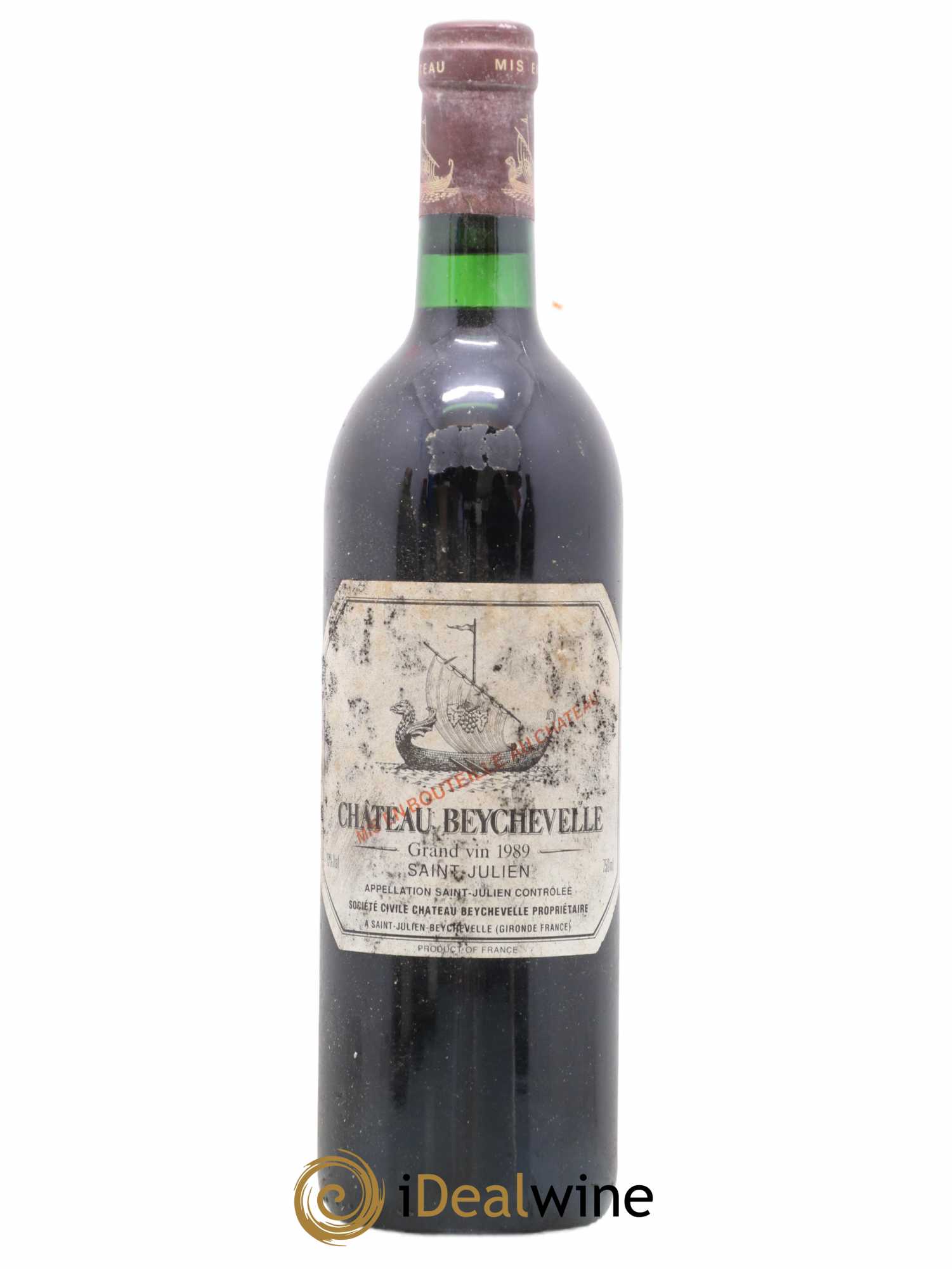 Château Beychevelle 4ème Grand Cru Classé 1989 - Lot de 1 bouteille - 0