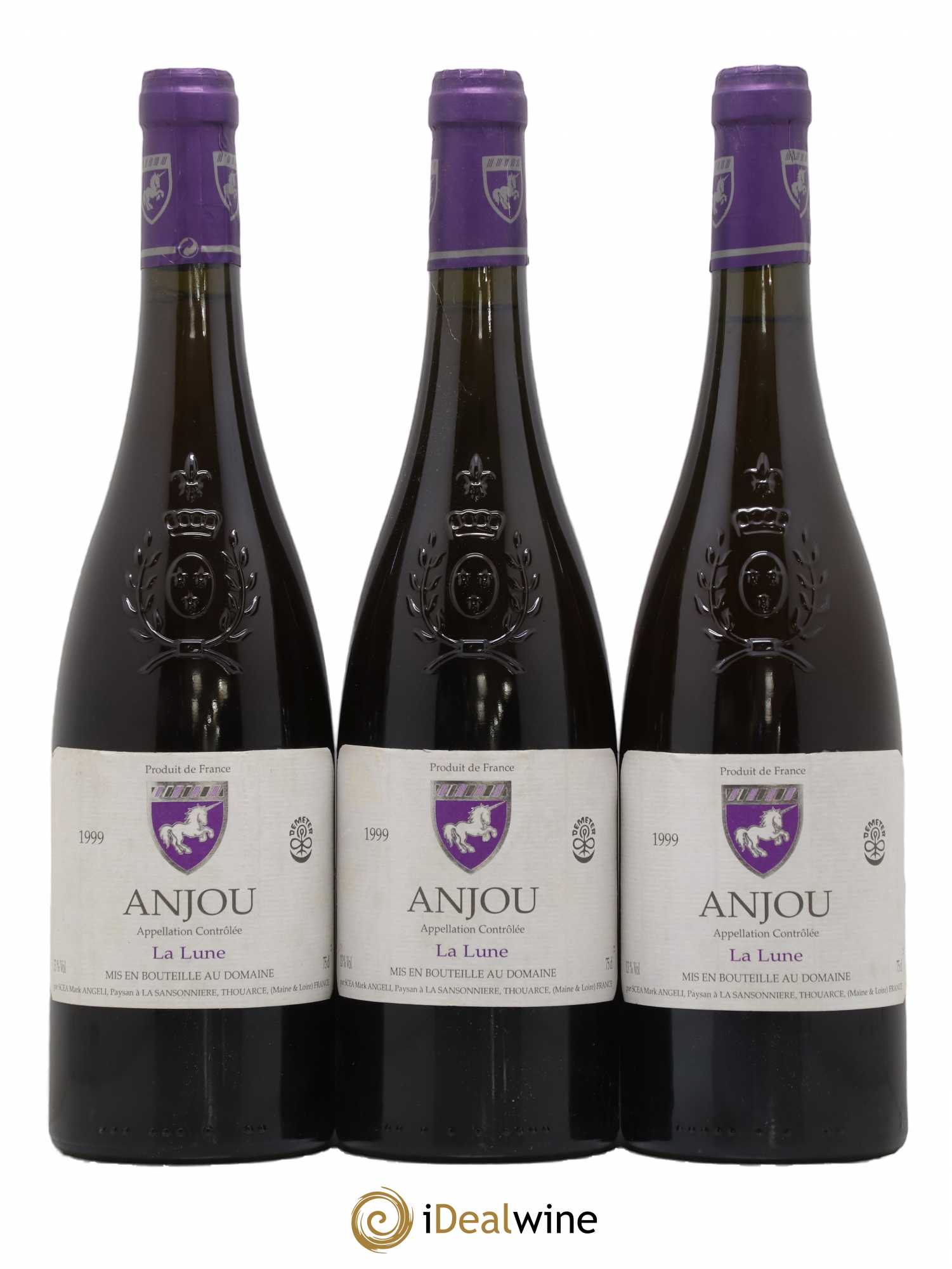 Vin de France La Lune Mark Angeli (Domaine) - Ferme de la Sansonnière 1999 - Lot de 3 bouteilles - 0