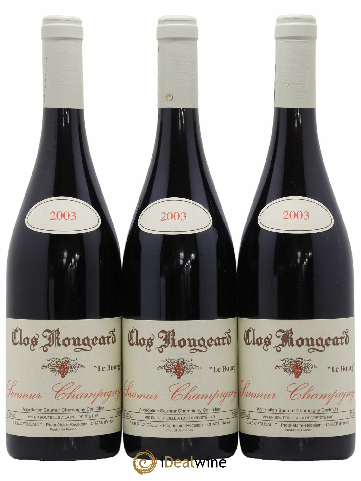 Saumur-Champigny Le Bourg Clos Rougeard 2003 - Lot de 3 bouteilles - 0