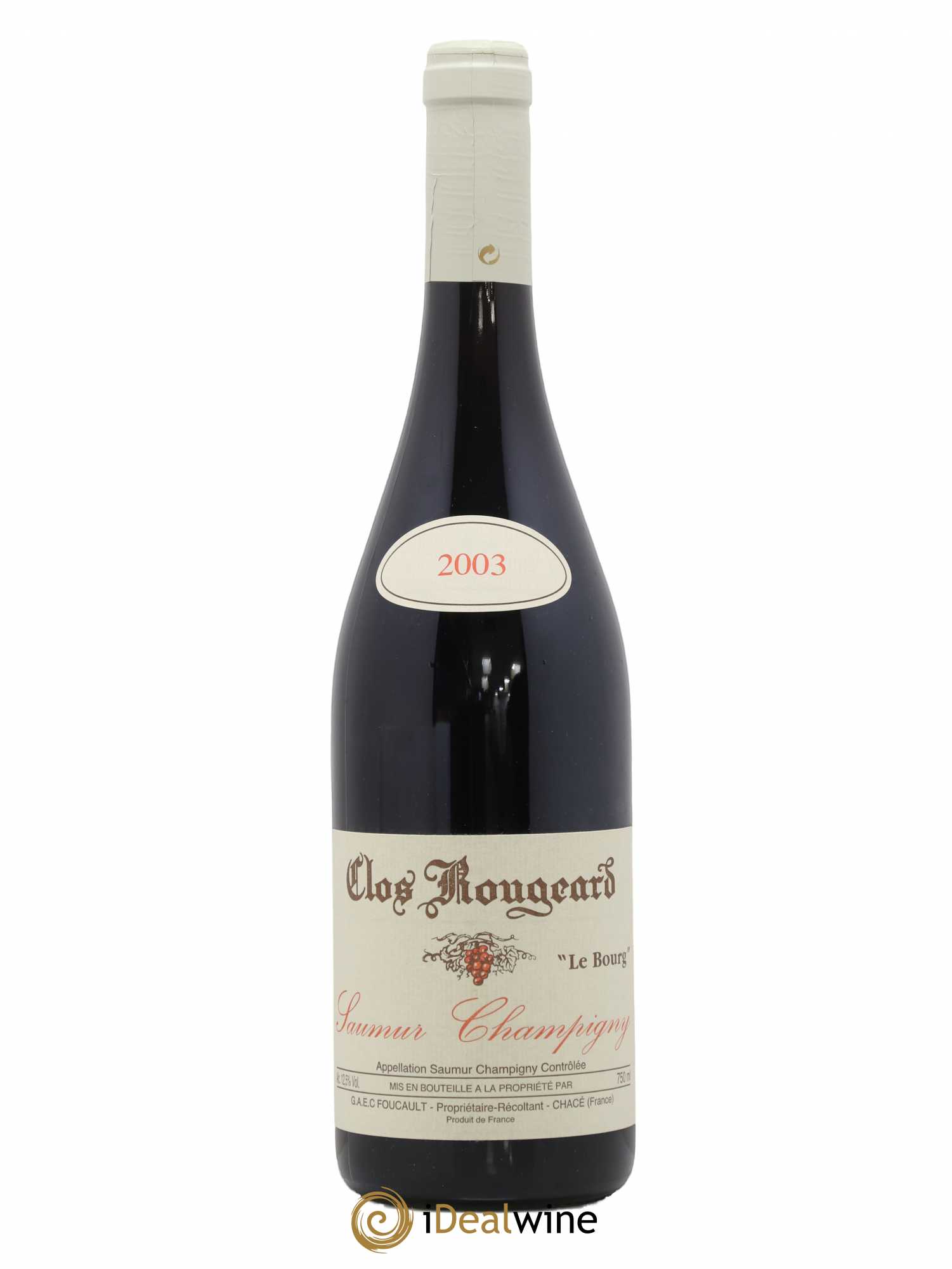 Saumur-Champigny Le Bourg Clos Rougeard 2003 - Lot de 1 bouteille - 0