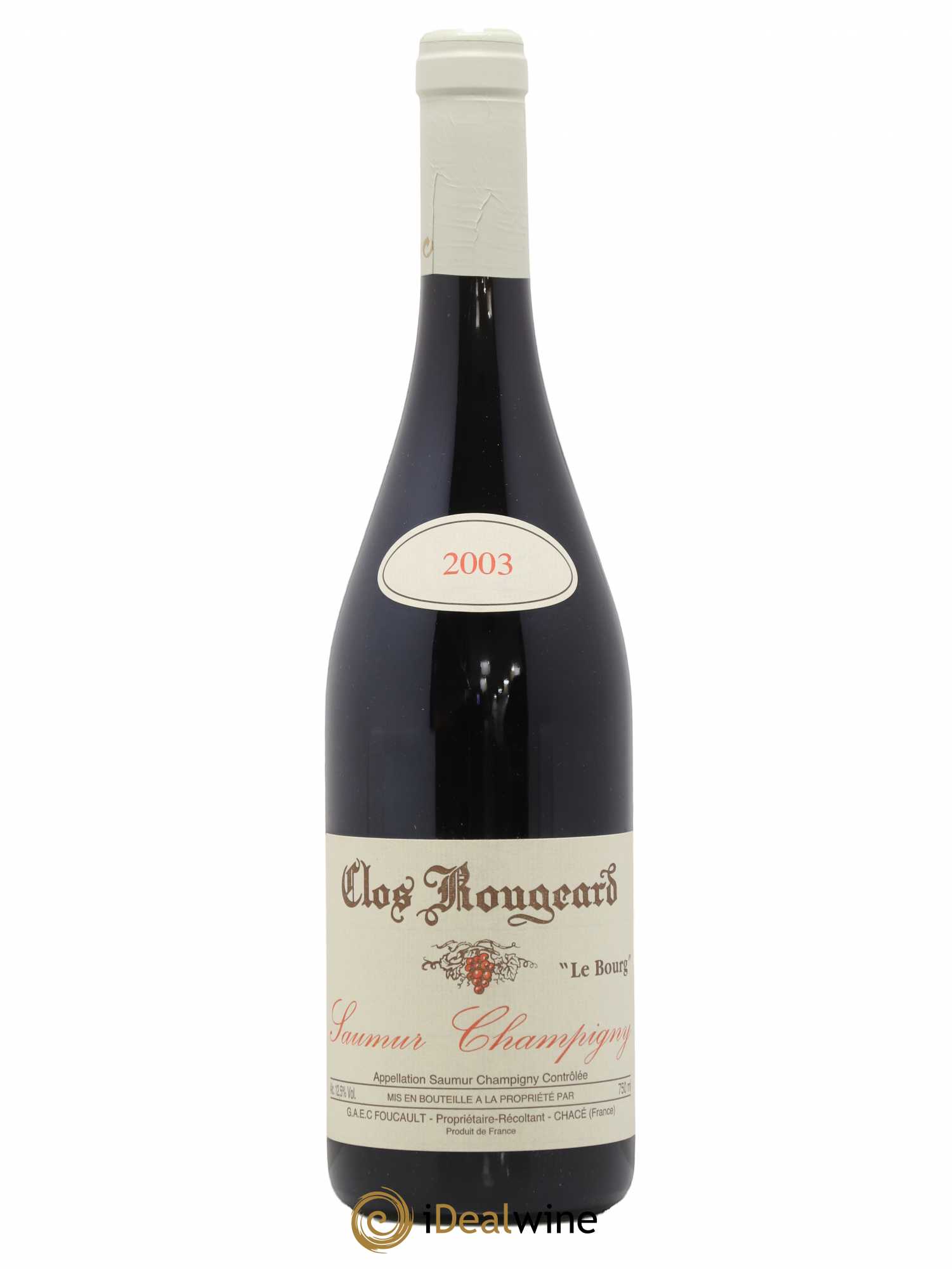 Saumur-Champigny Le Bourg Clos Rougeard 2003 - Lot de 1 bouteille - 0