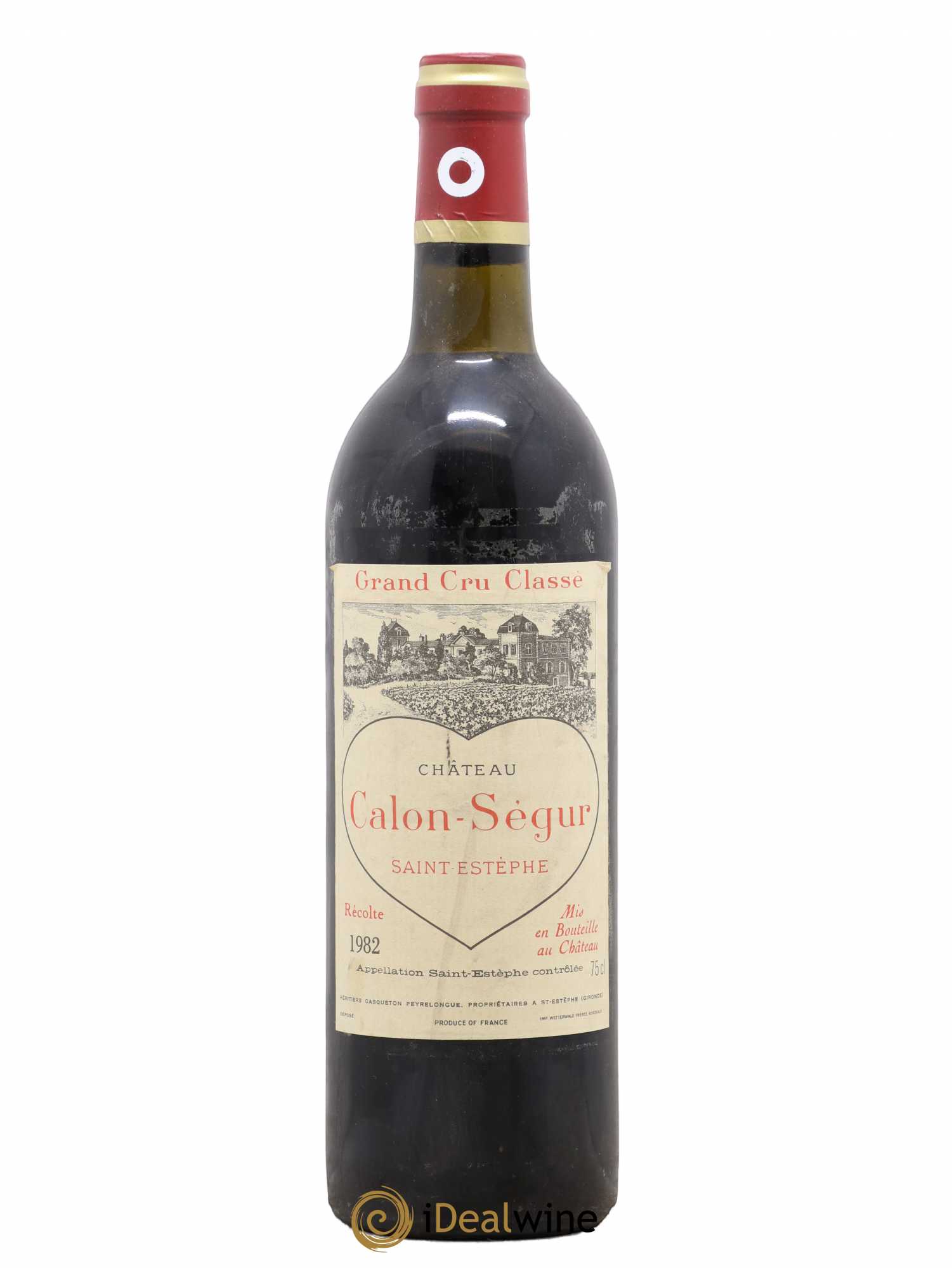 Château Calon Ségur 3ème Grand Cru Classé 1982 - Lot de 1 bouteille - 0