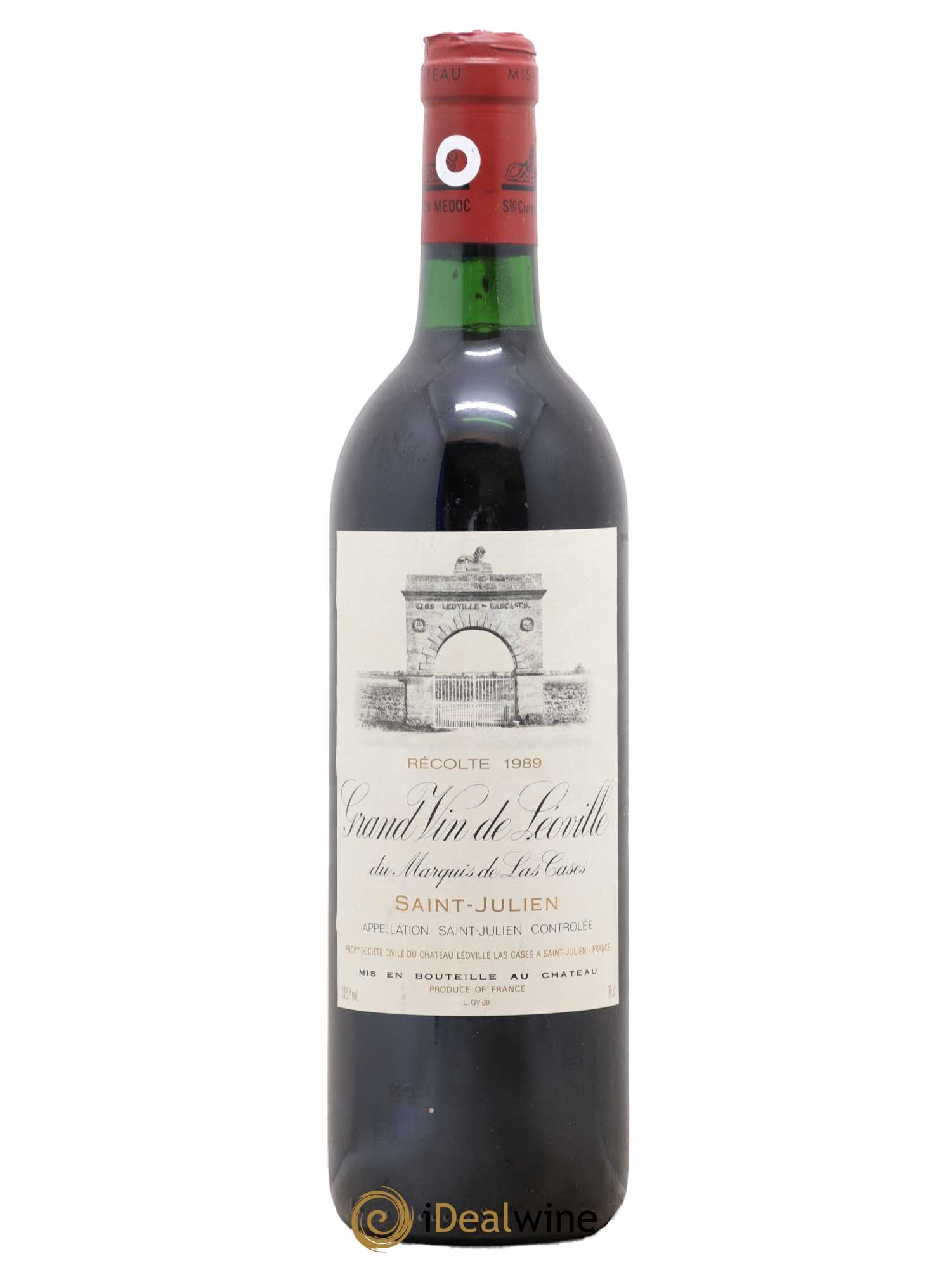 Château Léoville Las Cases 2ème Grand Cru Classé 1989 - Lot de 1 bouteille - 0