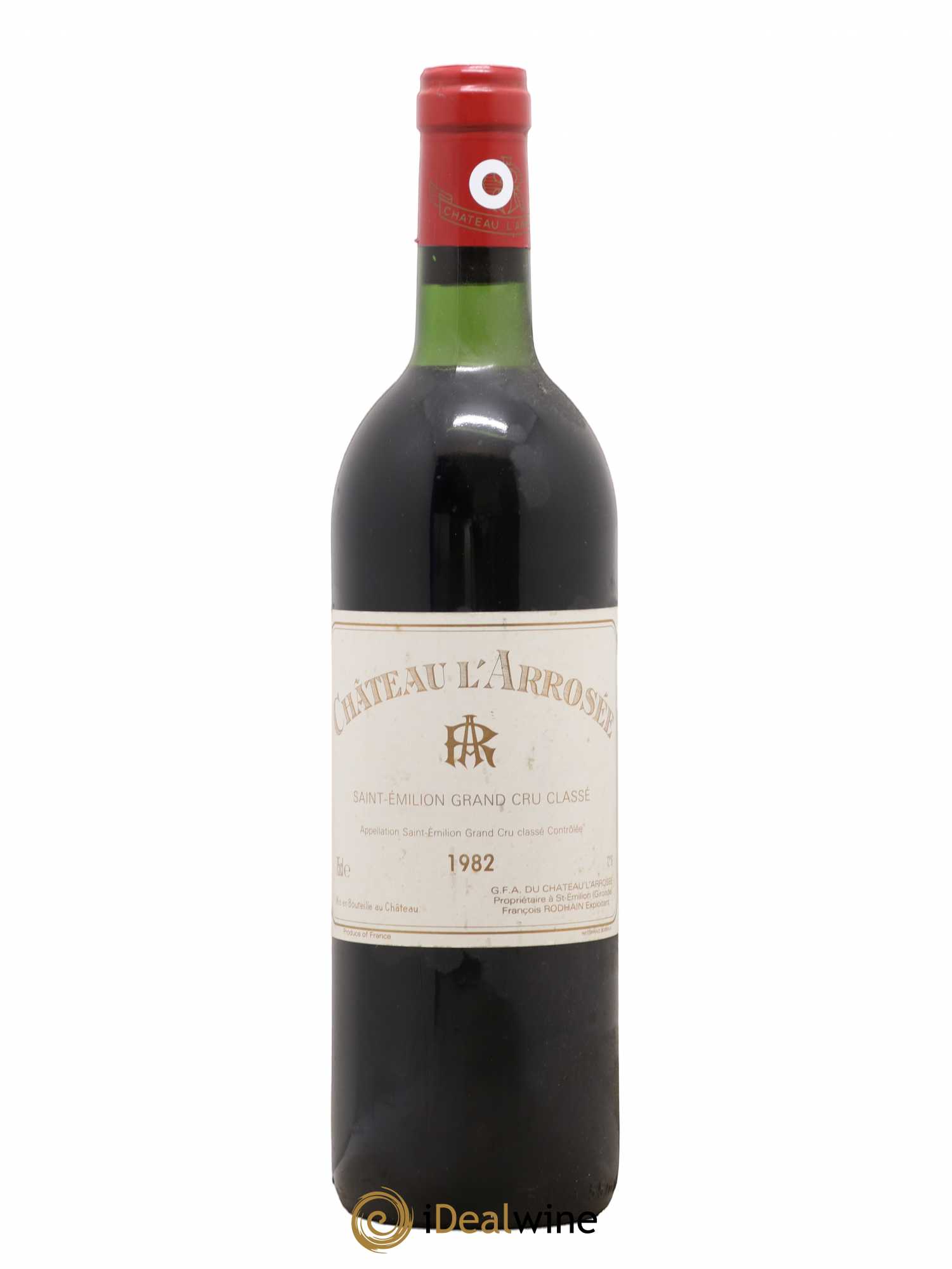 Château l' Arrosée Grand Cru Classé 1982 - Lot de 1 bouteille - 0