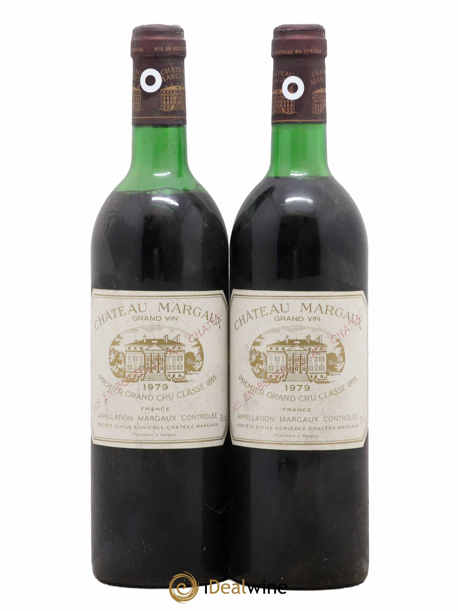 Château Margaux 1er Grand Cru Classé 1979 - Lot de 2 bouteilles - 0