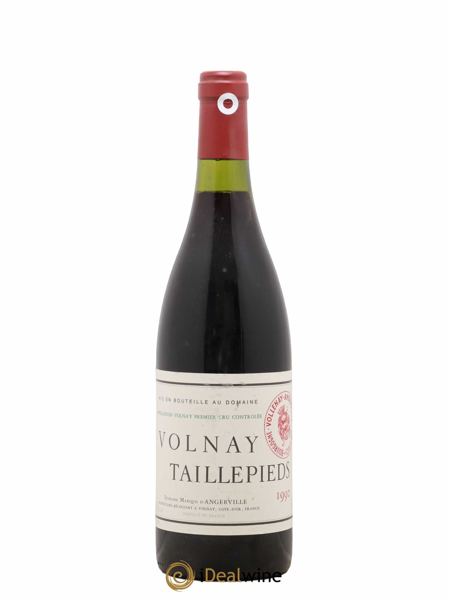 Volnay 1er Cru Taillepieds Marquis d'Angerville (Domaine) 1990 - Lot de 1 bouteille - 0