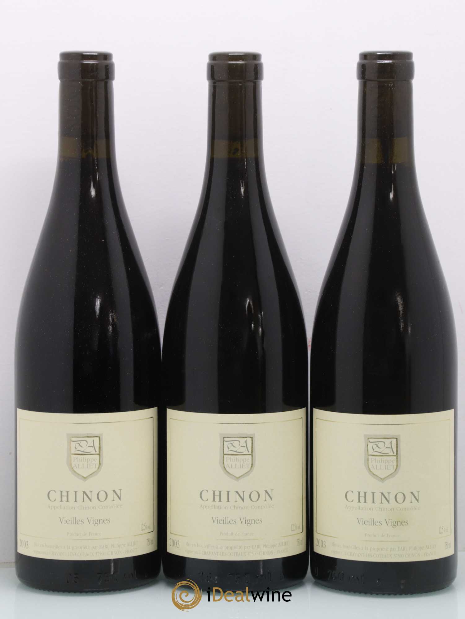 Chinon Vieilles Vignes Philippe Alliet 2003 - Lot de 6 bouteilles - 2
