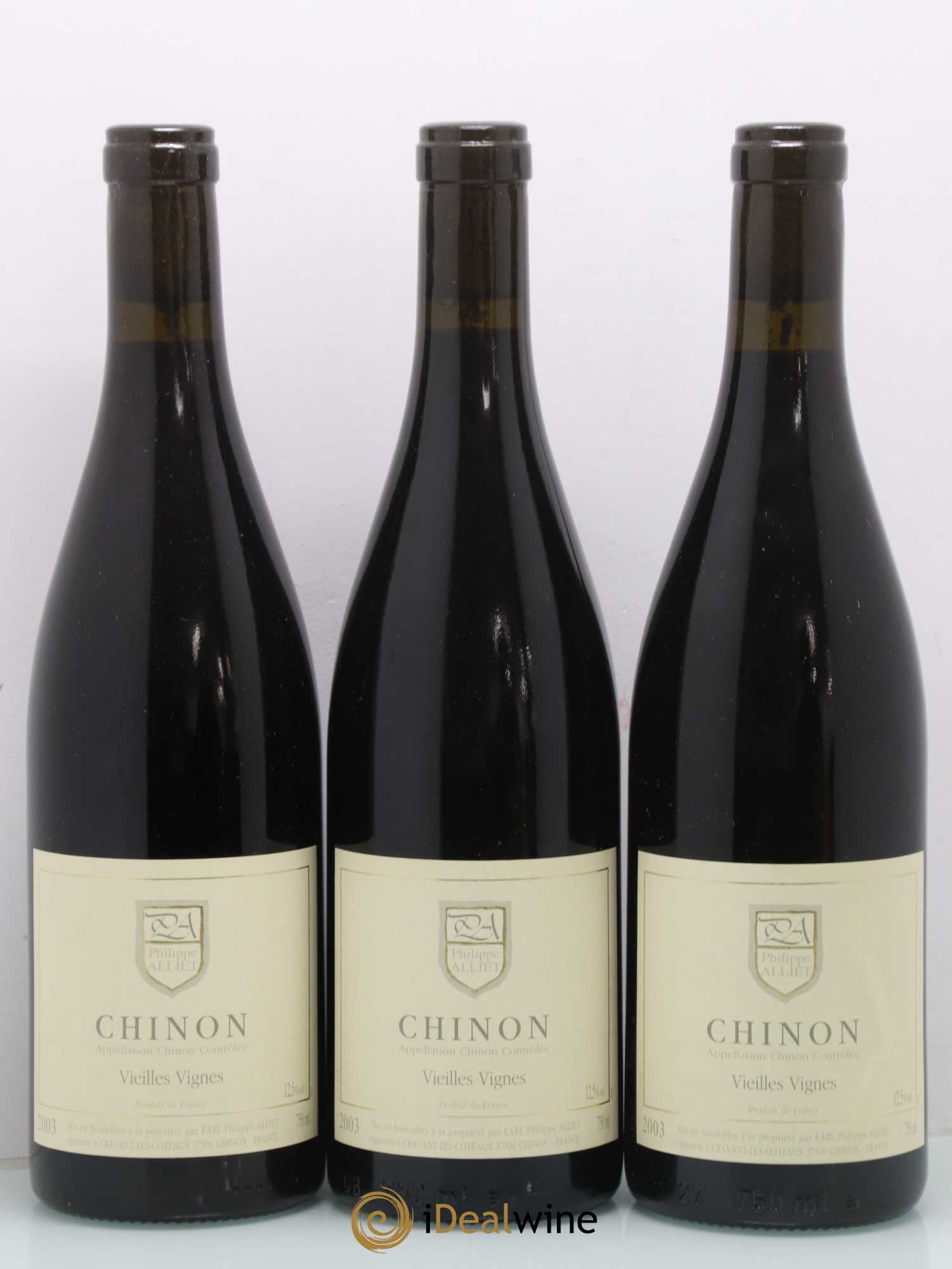 Chinon Vieilles Vignes Philippe Alliet 2003 - Lot de 6 bouteilles - 2