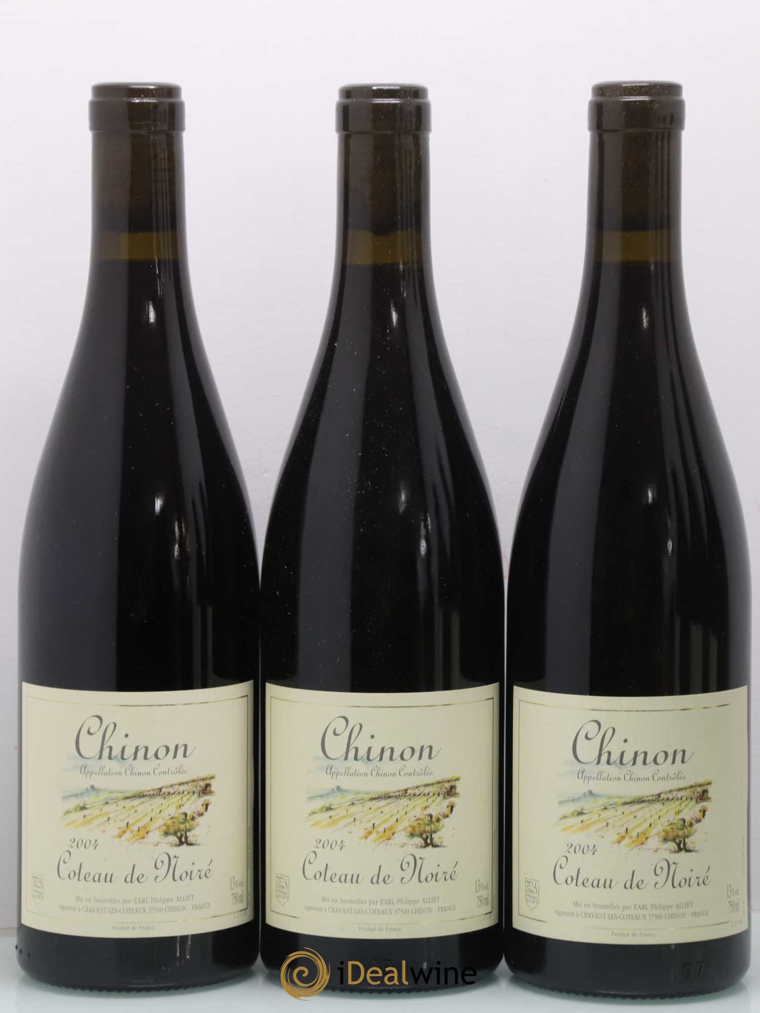 Chinon Coteau de Noiré Philippe Alliet 2004 - Posten von 6 Flaschen - 1