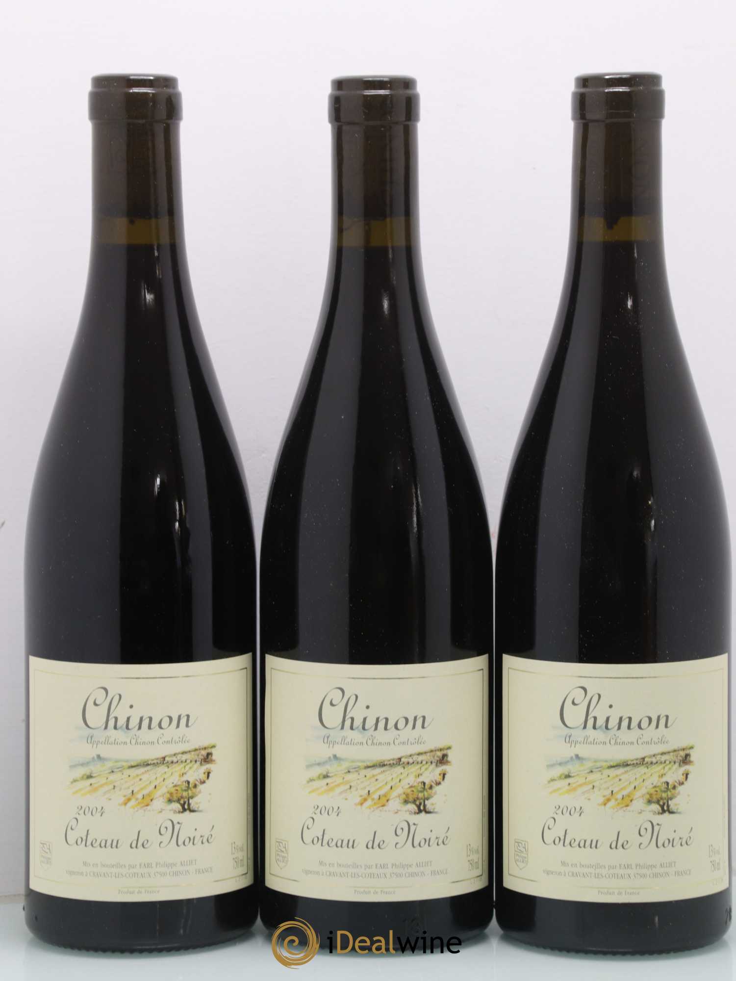 Chinon Coteau de Noiré Philippe Alliet  2004 - Lot de 6 bouteilles - 2