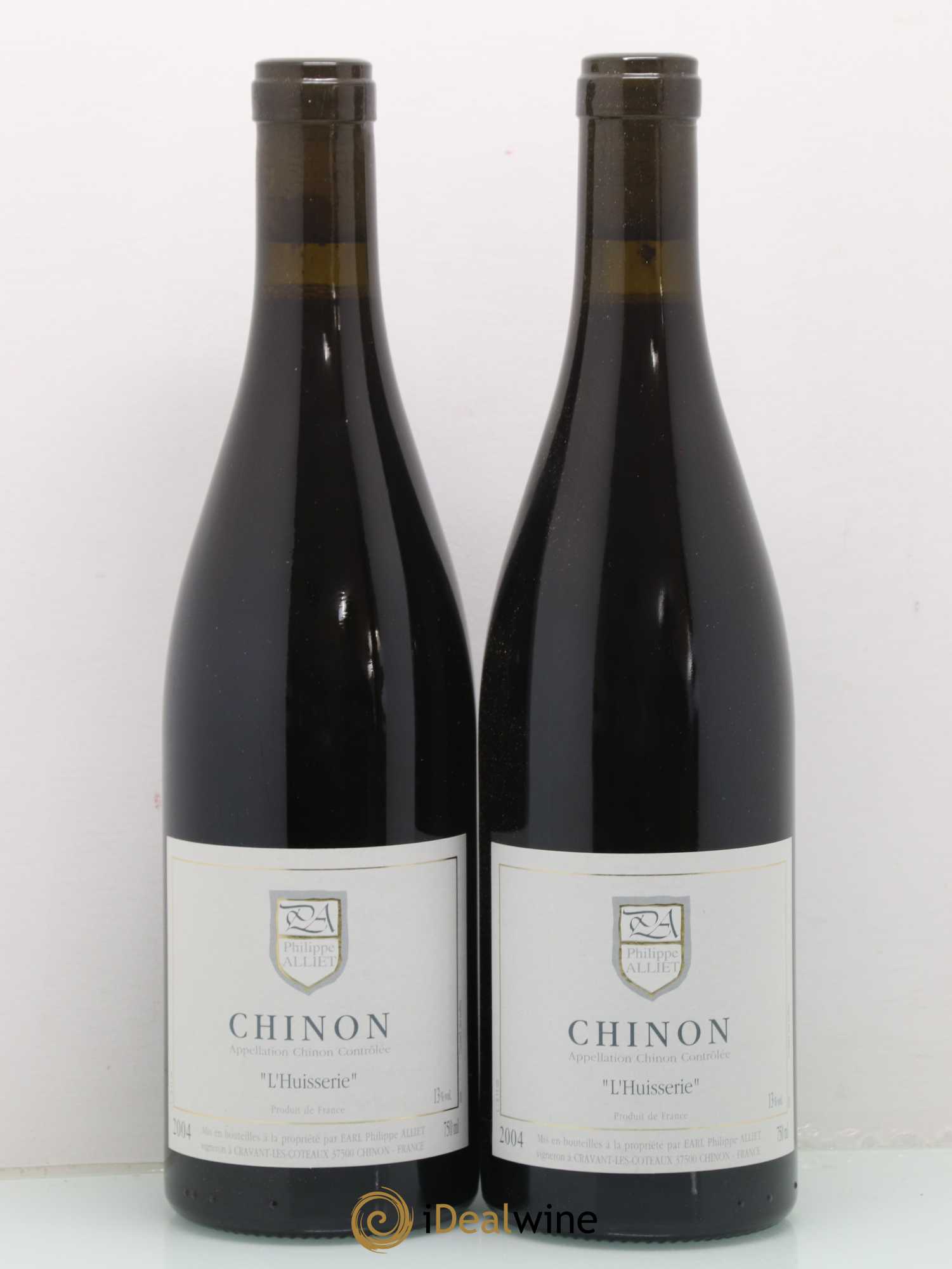 Chinon L'Huisserie Philippe Alliet 2004 - Lot de 2 bouteilles - 0