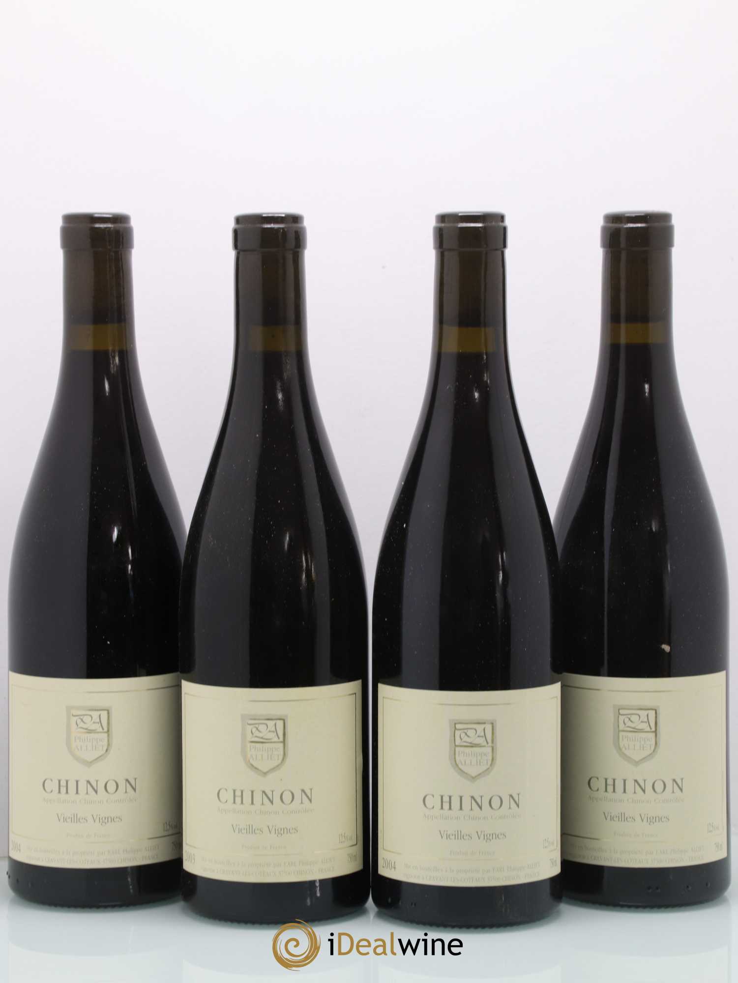 Chinon Vieilles Vignes Philippe Alliet 2004 - Posten von 4 Flaschen - 0