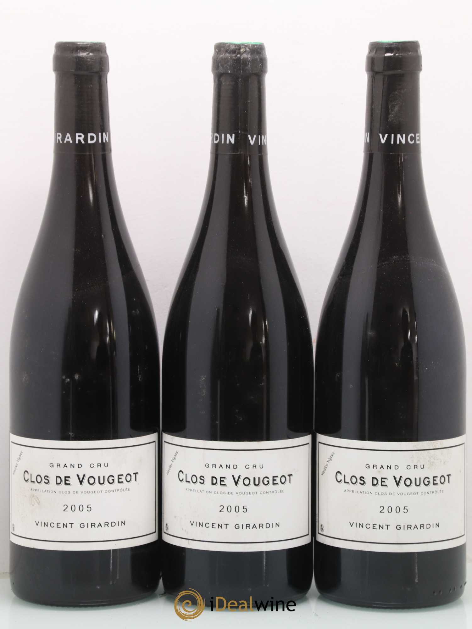 Clos de Vougeot Grand Cru Vieilles Vignes Vincent Girardin (Domaine) 2005 - Lot de 3 bouteilles - 0