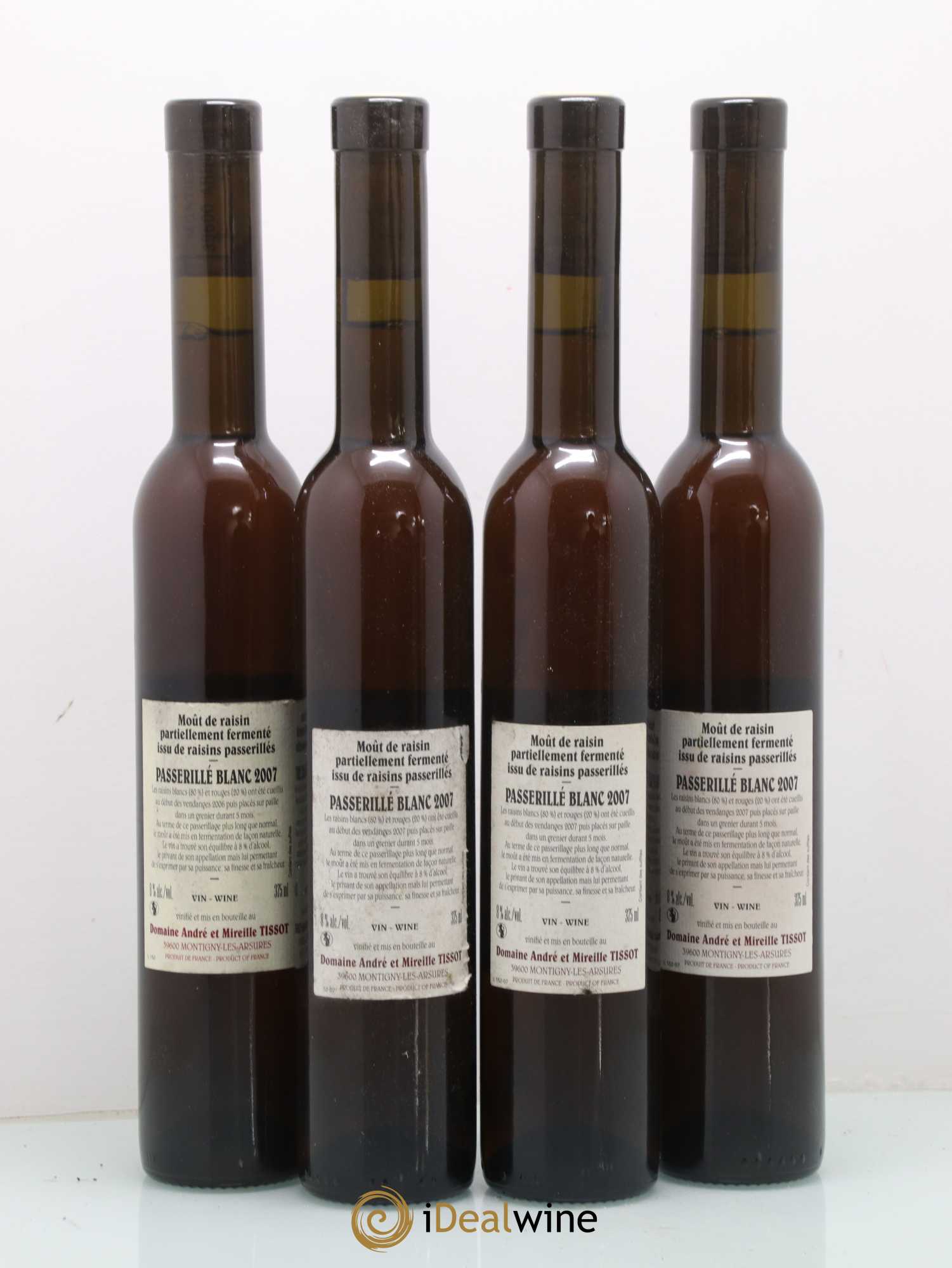 Vin de France Spirale Passerillé Bénédicte et Stéphane Tissot 2007 - Posten von 4 Demi-Flaschen - 1