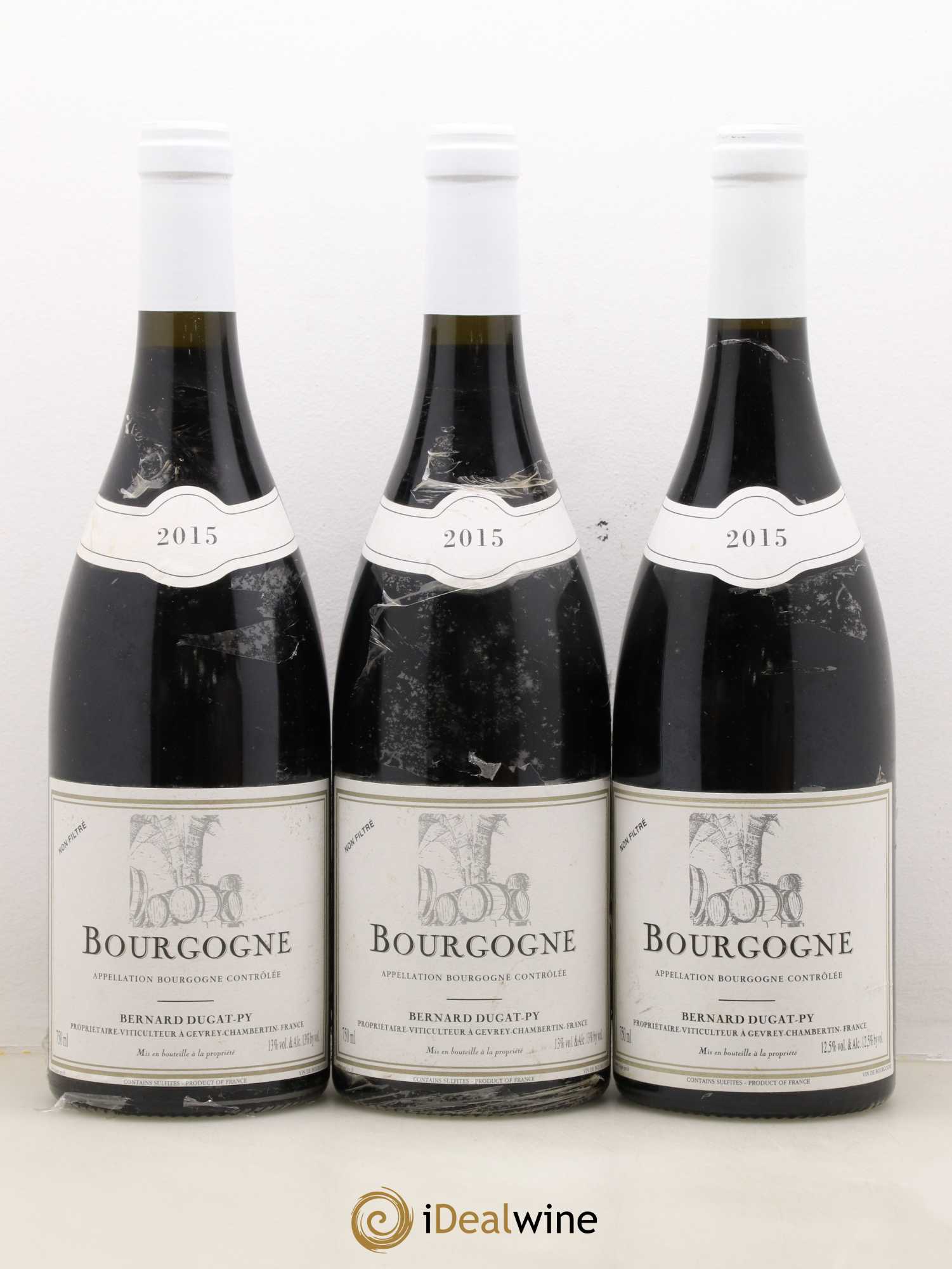 Bourgogne Dugat-Py 2015 - Lot de 3 bouteilles - 0