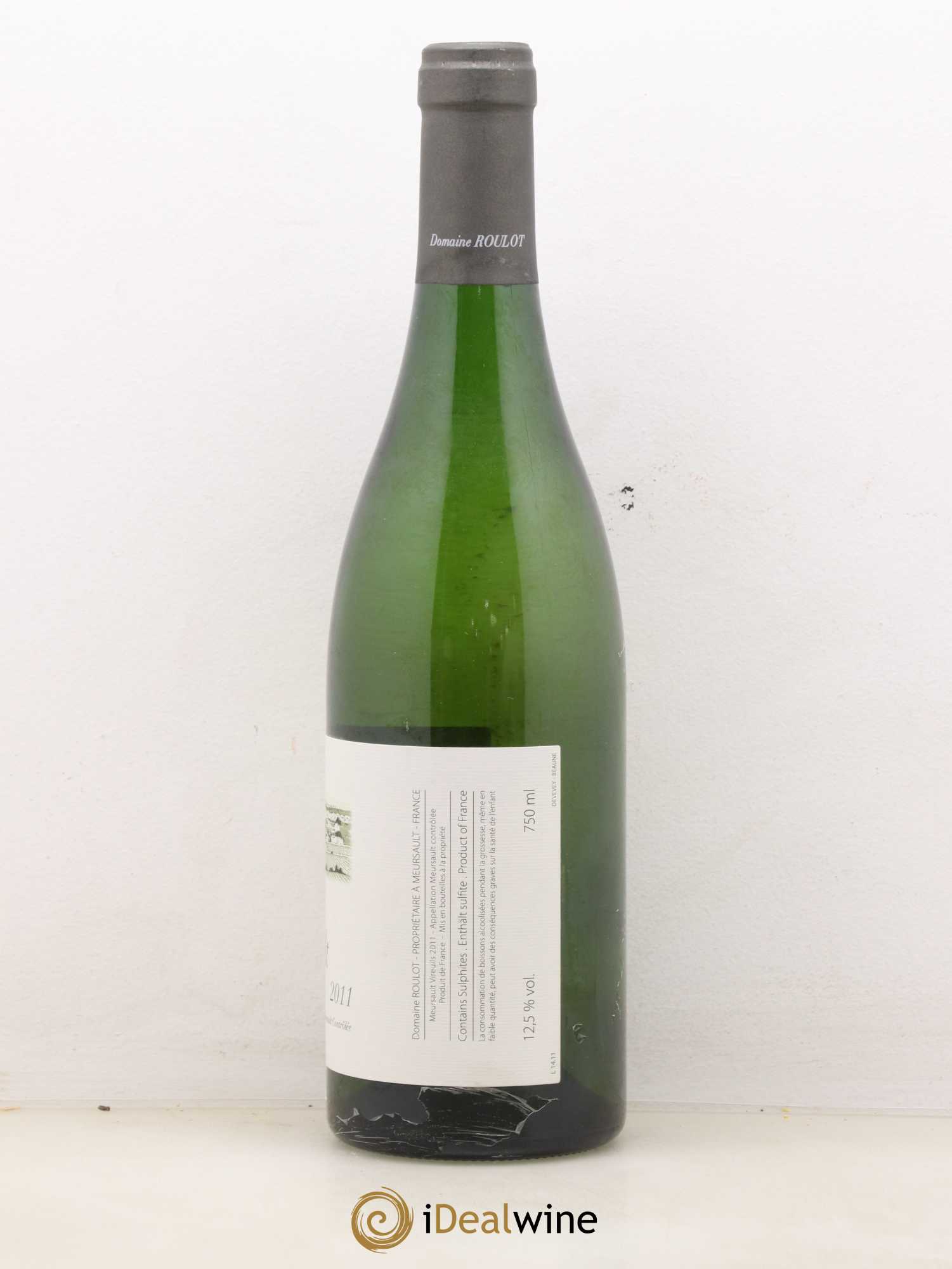 Meursault Les Vireuils Roulot (Domaine) 2011 - Lot de 1 bouteille - 1