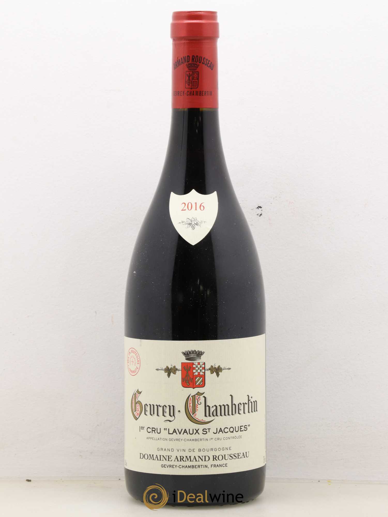 Gevrey-Chambertin 1er Cru Lavaux Saint Jacques Armand Rousseau (Domaine) 2016 - Lot de 1 bouteille - 0