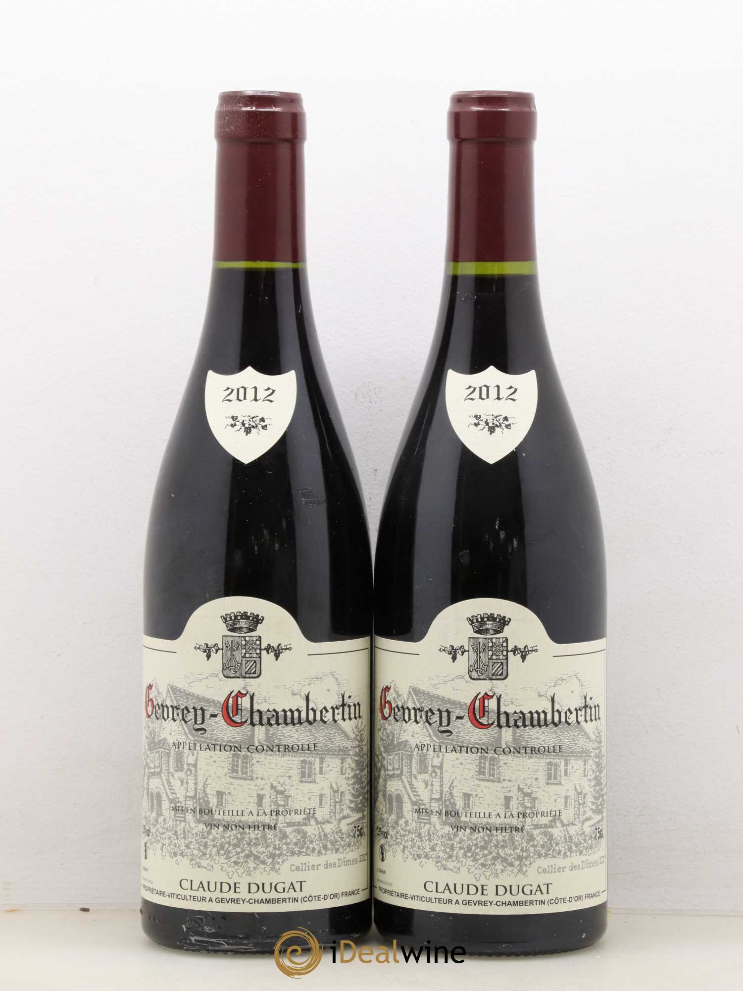 Gevrey-Chambertin Claude Dugat 2012 - Lot de 2 bouteilles - 0