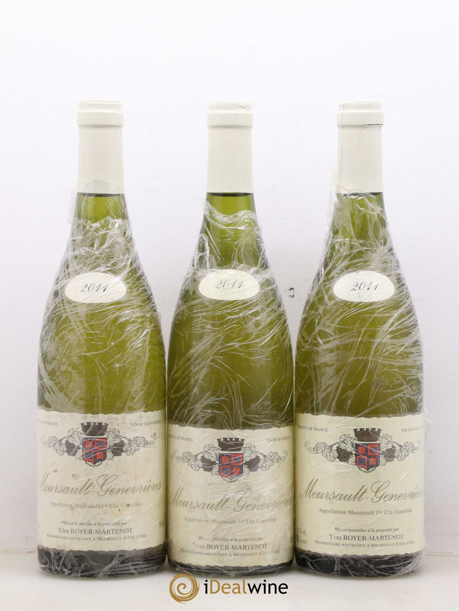Meursault 1er Cru Genevrières Boyer Martenot 2011 - Posten von 3 Flaschen - 0
