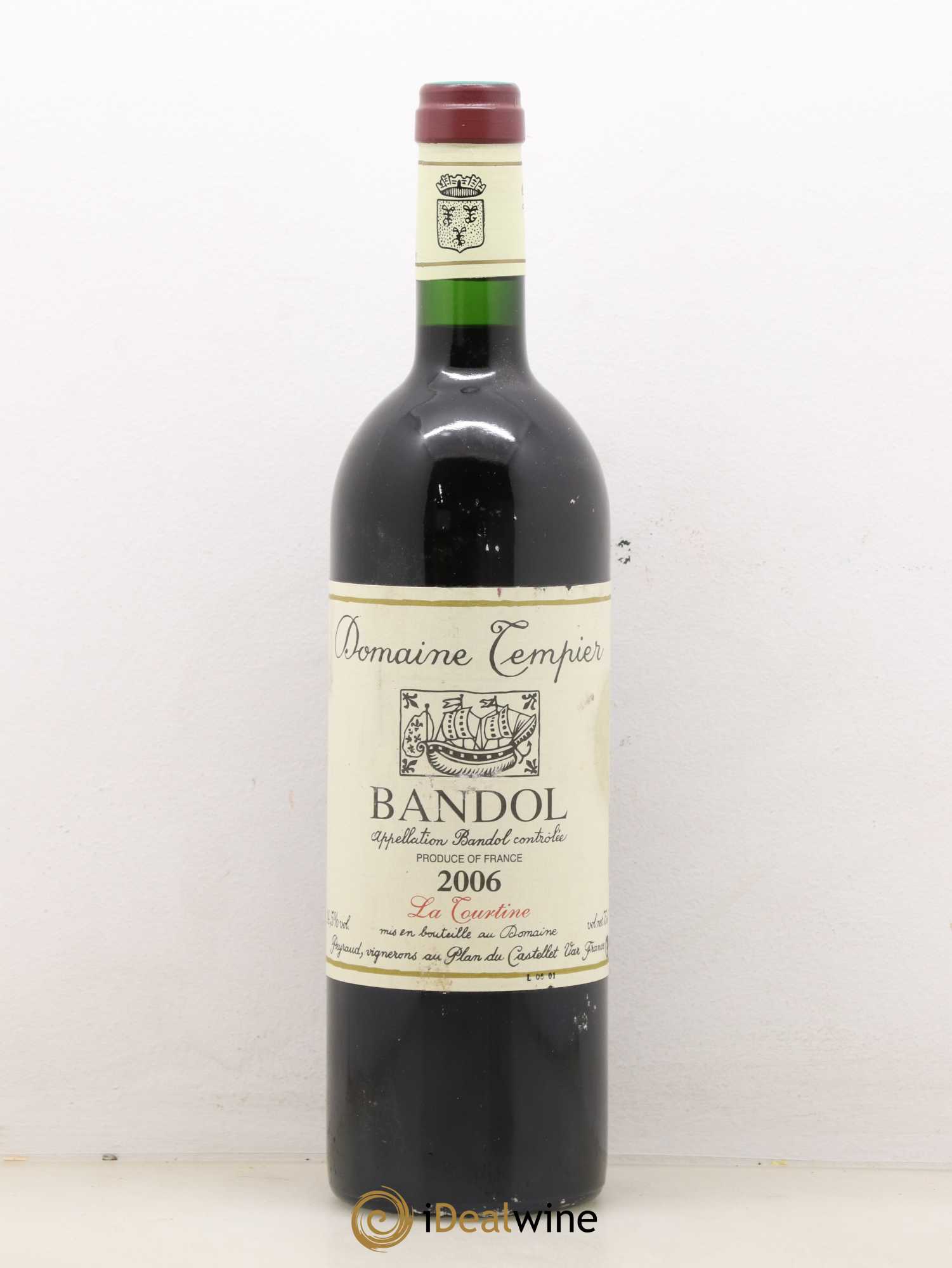 Bandol Domaine Tempier La Tourtine Famille Peyraud 2006 - Lot de 1 bouteille - 0