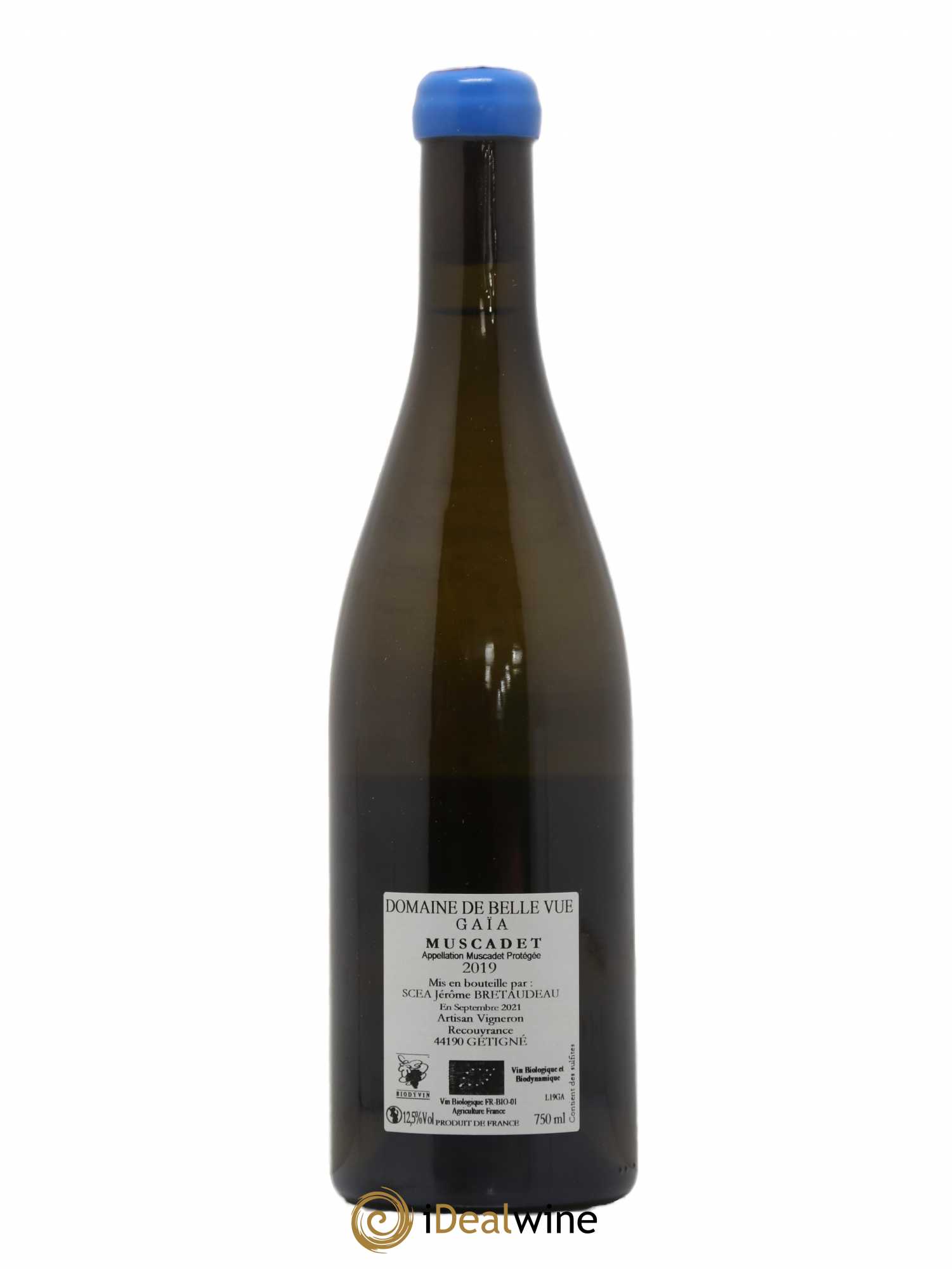 Muscadet-Sèvre-et-Maine Gaia Jérôme Bretaudeau - Domaine de Bellevue 2019 - Lot de 1 bouteille - 1