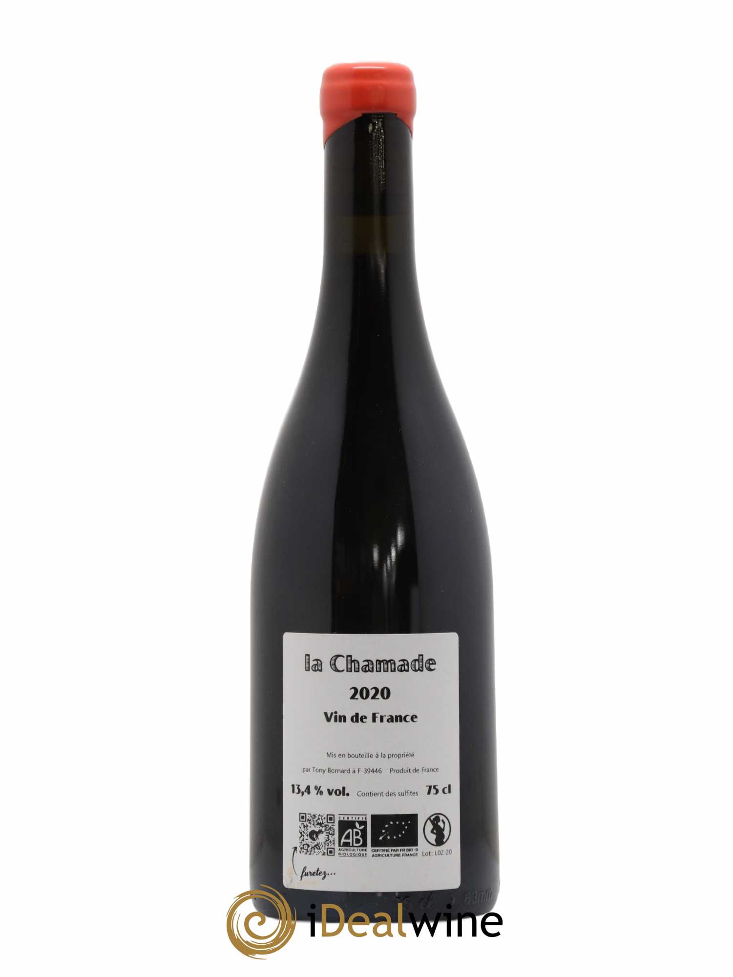 Arbois-Pupillin Ploussard La Chamade Bornard 2020 - Lot de 1 bouteille - 1