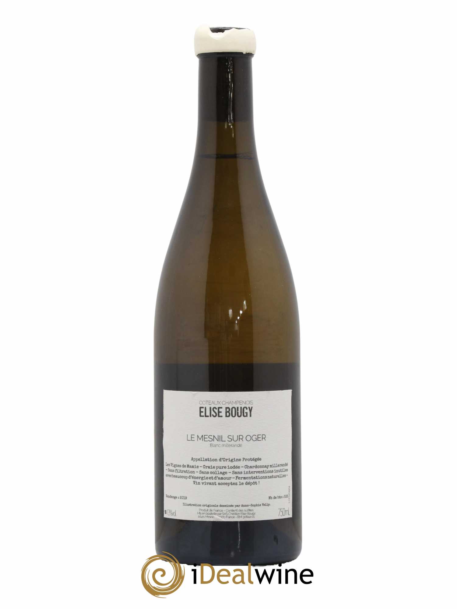 Coteaux Champenois Ne Pas Faire Semblant Elise Bougy 2019 - Lot de 1 bouteille - 1
