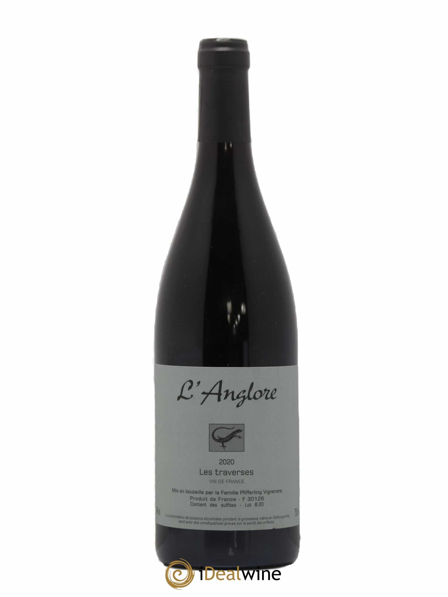 Vin de France Les Traverses L'Anglore 2020 - Lot de 1 bouteille - 0