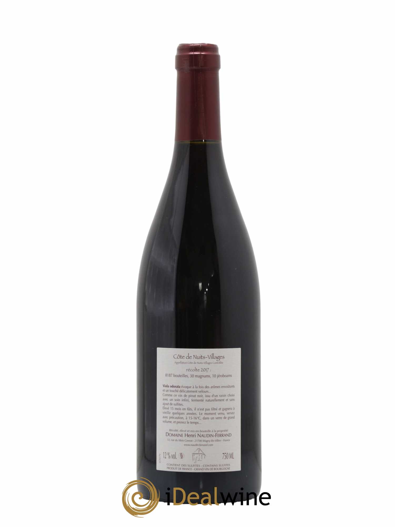 Côte de Nuits-Villages Viola Odorata Naudin-Ferrand (Domaine) 2017 - Lot de 1 bouteille - 1