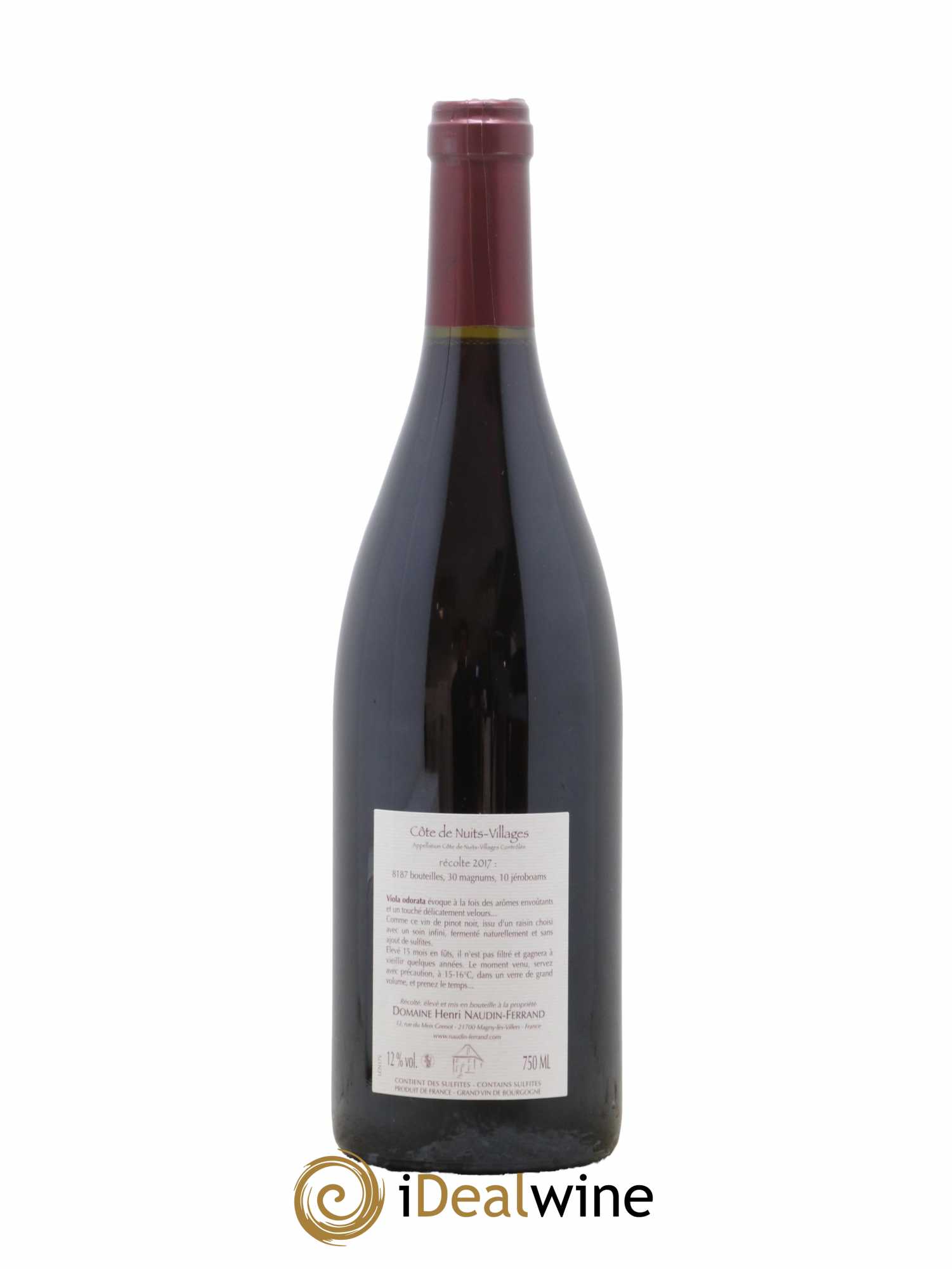 Côte de Nuits-Villages Viola Odorata Naudin-Ferrand (Domaine) 2017 - Lot de 1 bouteille - 1