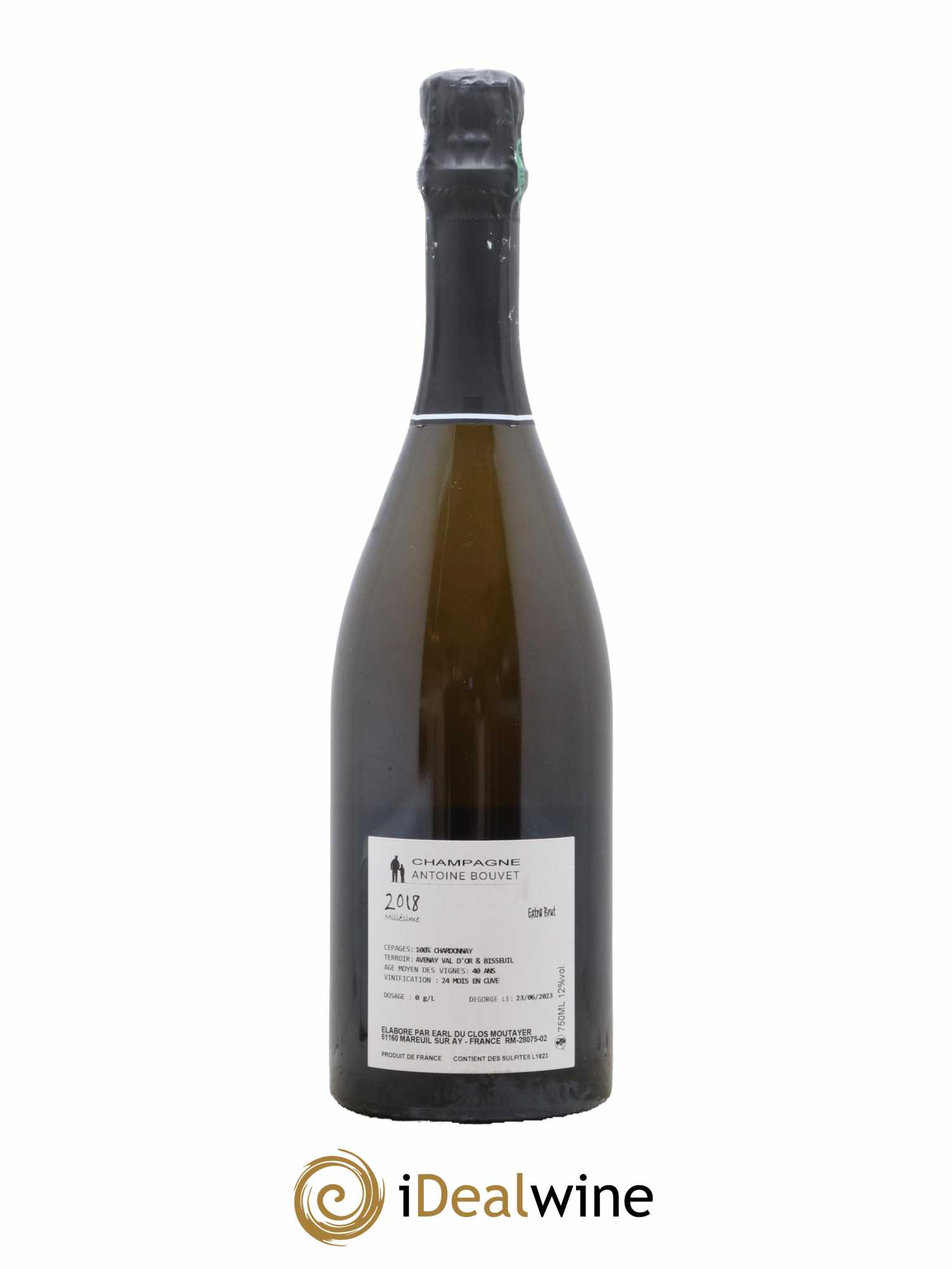 Millésimé Antoine Bouvet 2018 - Lot of 1 bottle - 1
