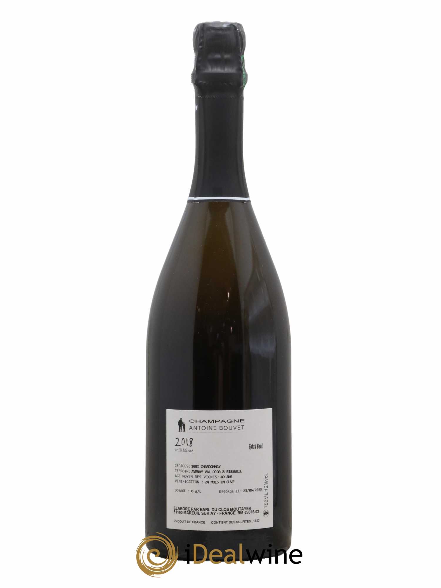 Millésimé Antoine Bouvet 2018 - Lot de 1 bouteille - 1