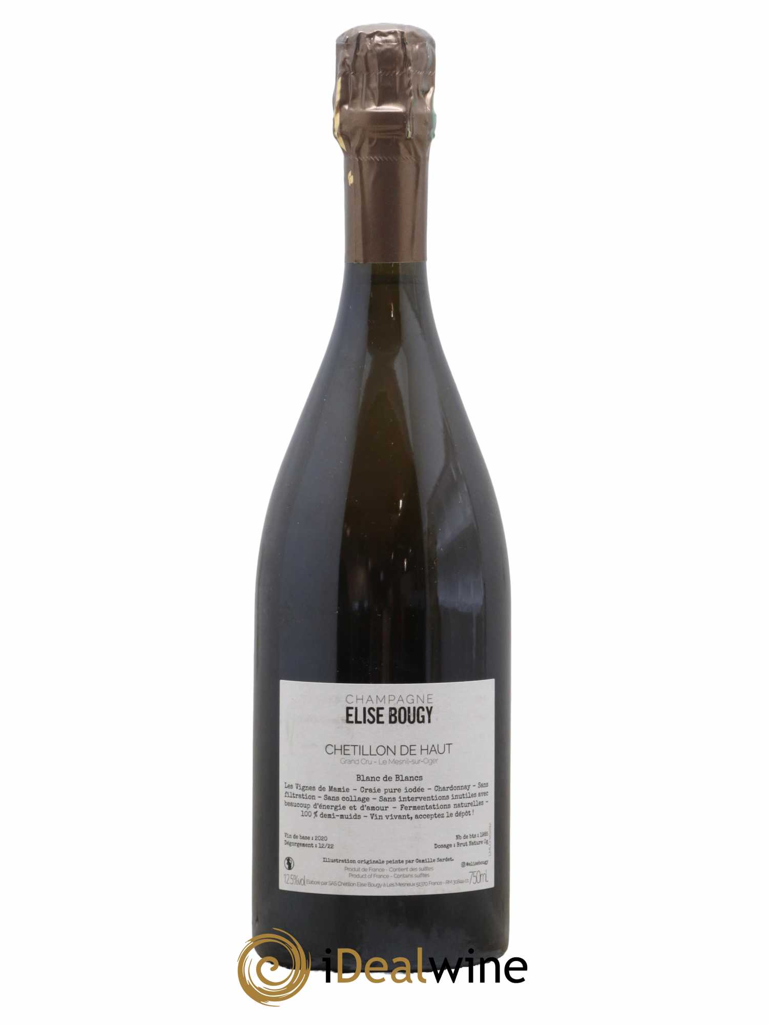 Chétillon de Haut Le Mesnil sur Oger Elise Bougy 2020 - Lot de 1 bouteille - 1