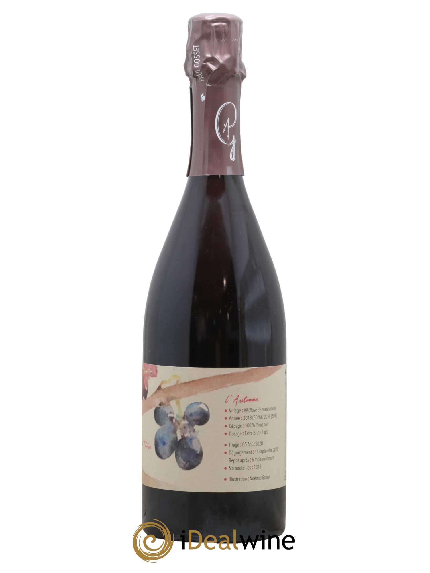 Au Fil des Temps l'Automne Paul Gosset - Lot de 1 bouteille - 1