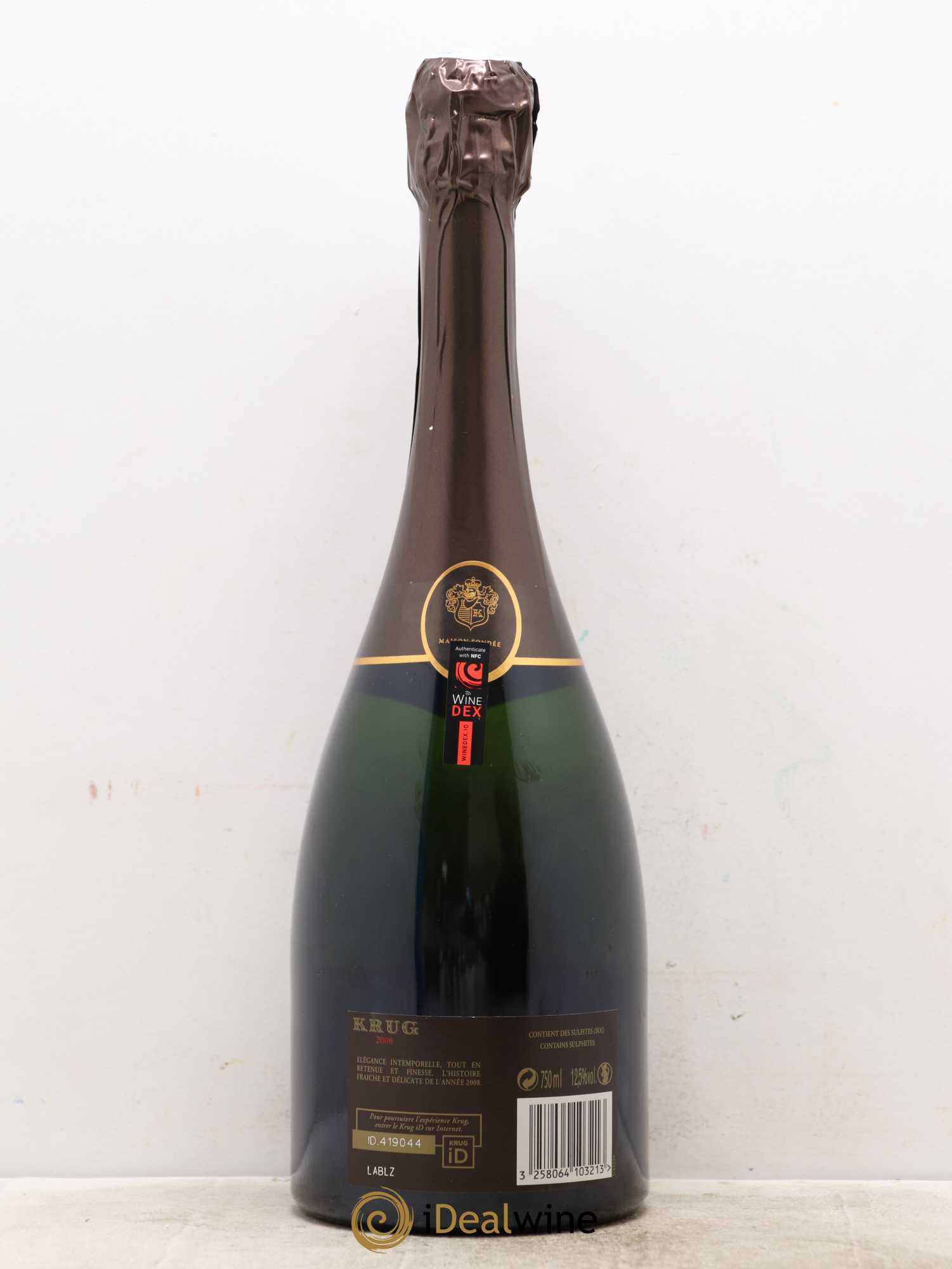 Vintage Krug 2008 - Lot de 1 bouteille - 1