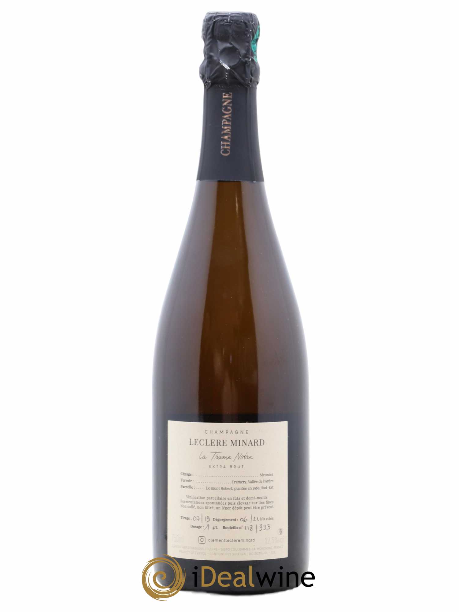 Champagne Leclere Minard La trame noire - Posten von 1 Flasche - 1