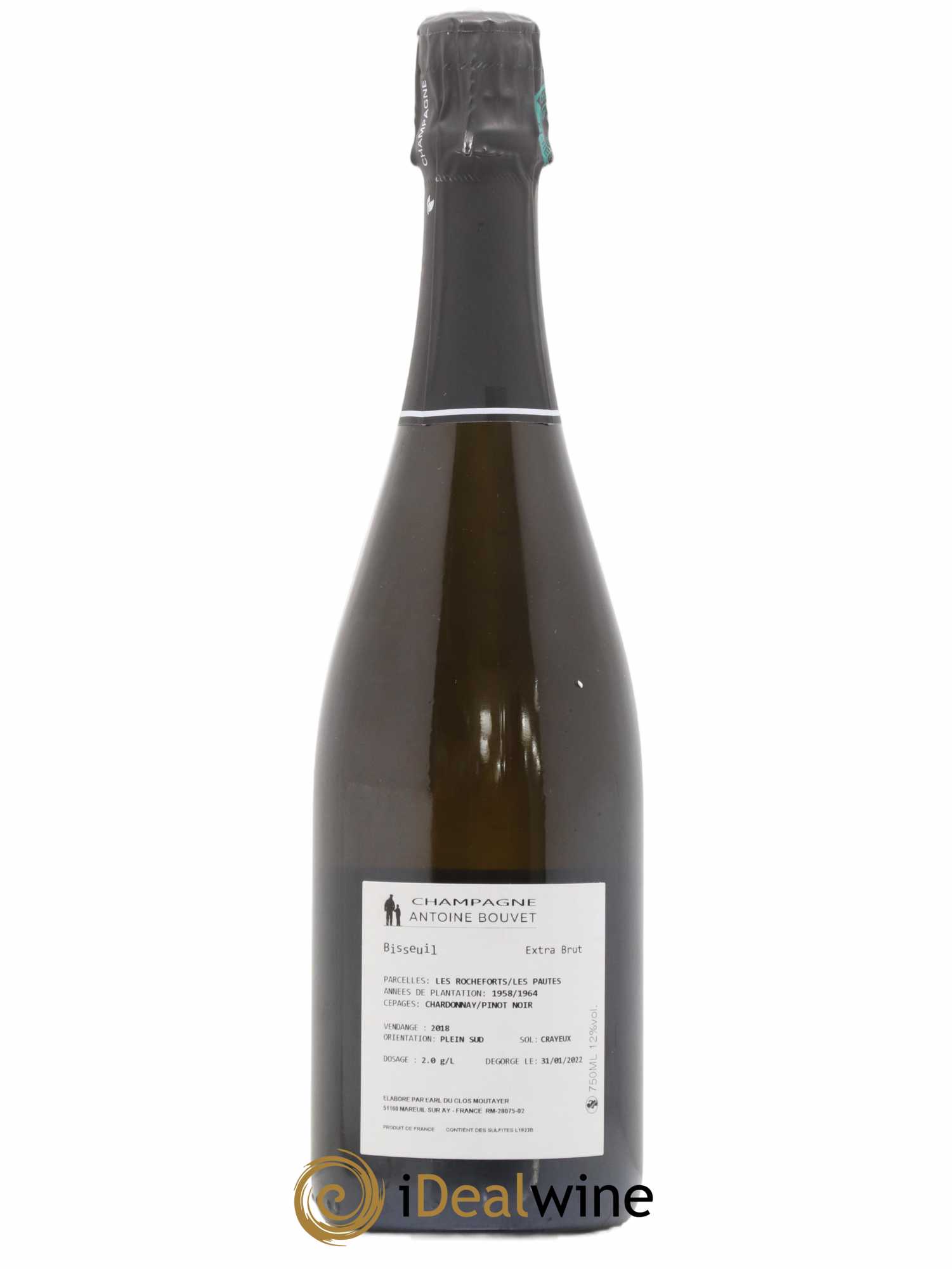 Champagne Bisseuil Antoine Bouvet 2018 - Posten von 1 Flasche - 1