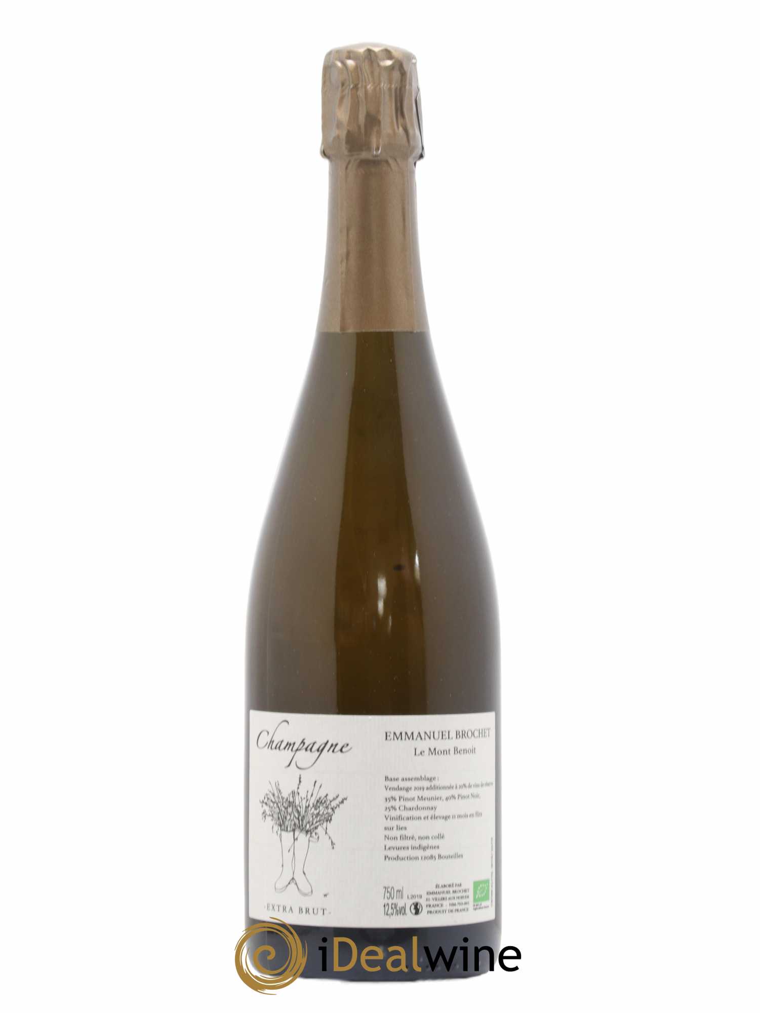 Le Mont Benoit Extra-Brut Emmanuel Brochet - Lot de 1 bouteille - 0