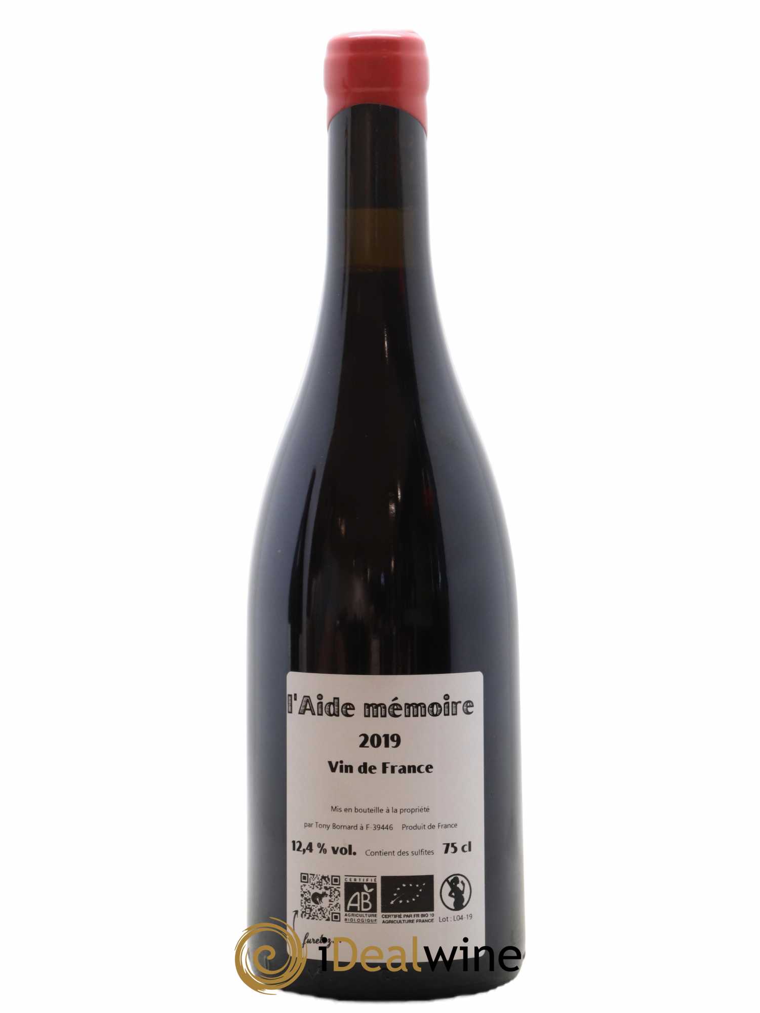 Vin de France L'Aide Mémoire Bornard 2019 - Lot of 1 bottle - 1