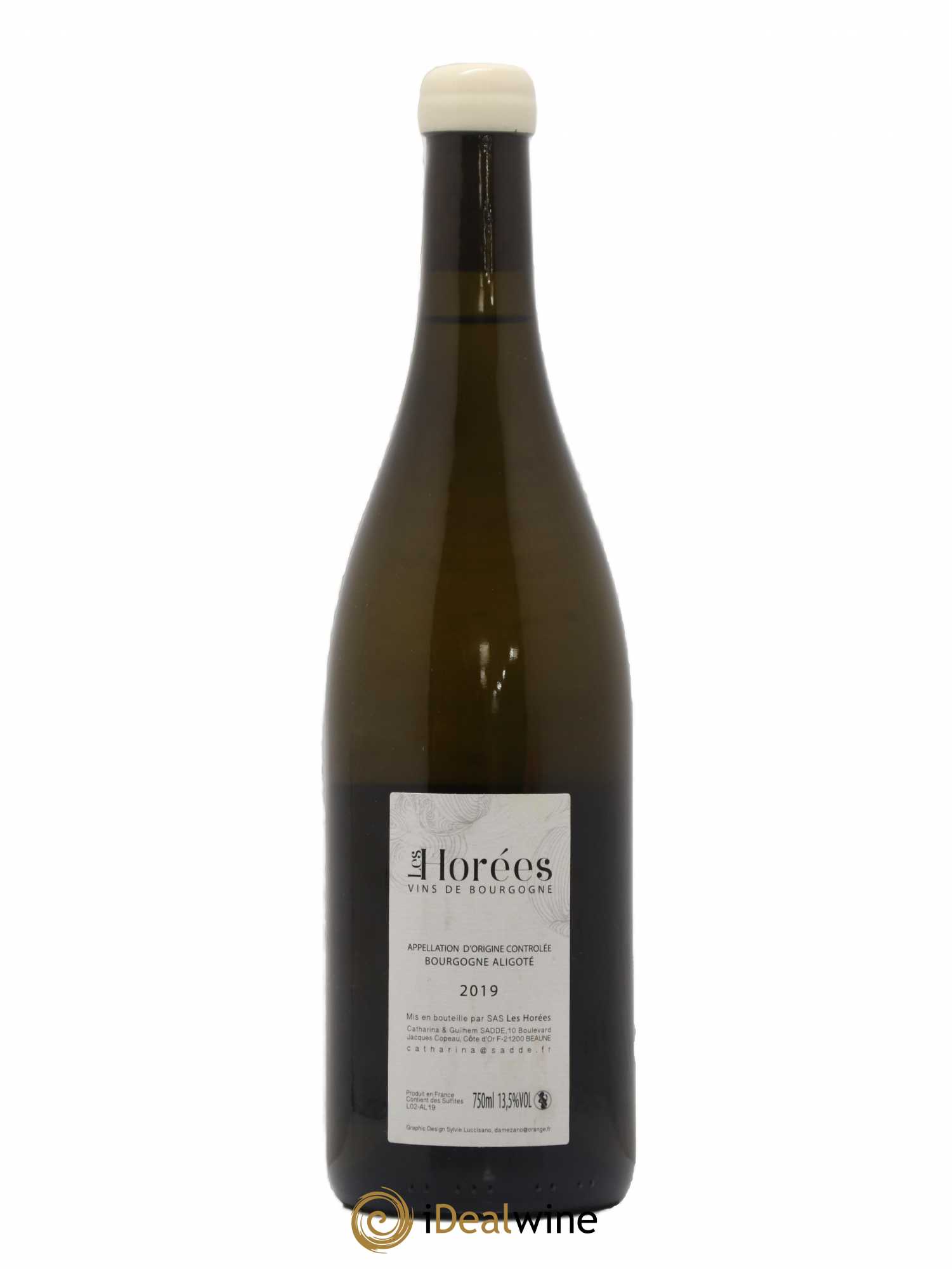 Bourgogne Aligote En Couzelain Les Horees 2019 - Posten von 1 Flasche - 1