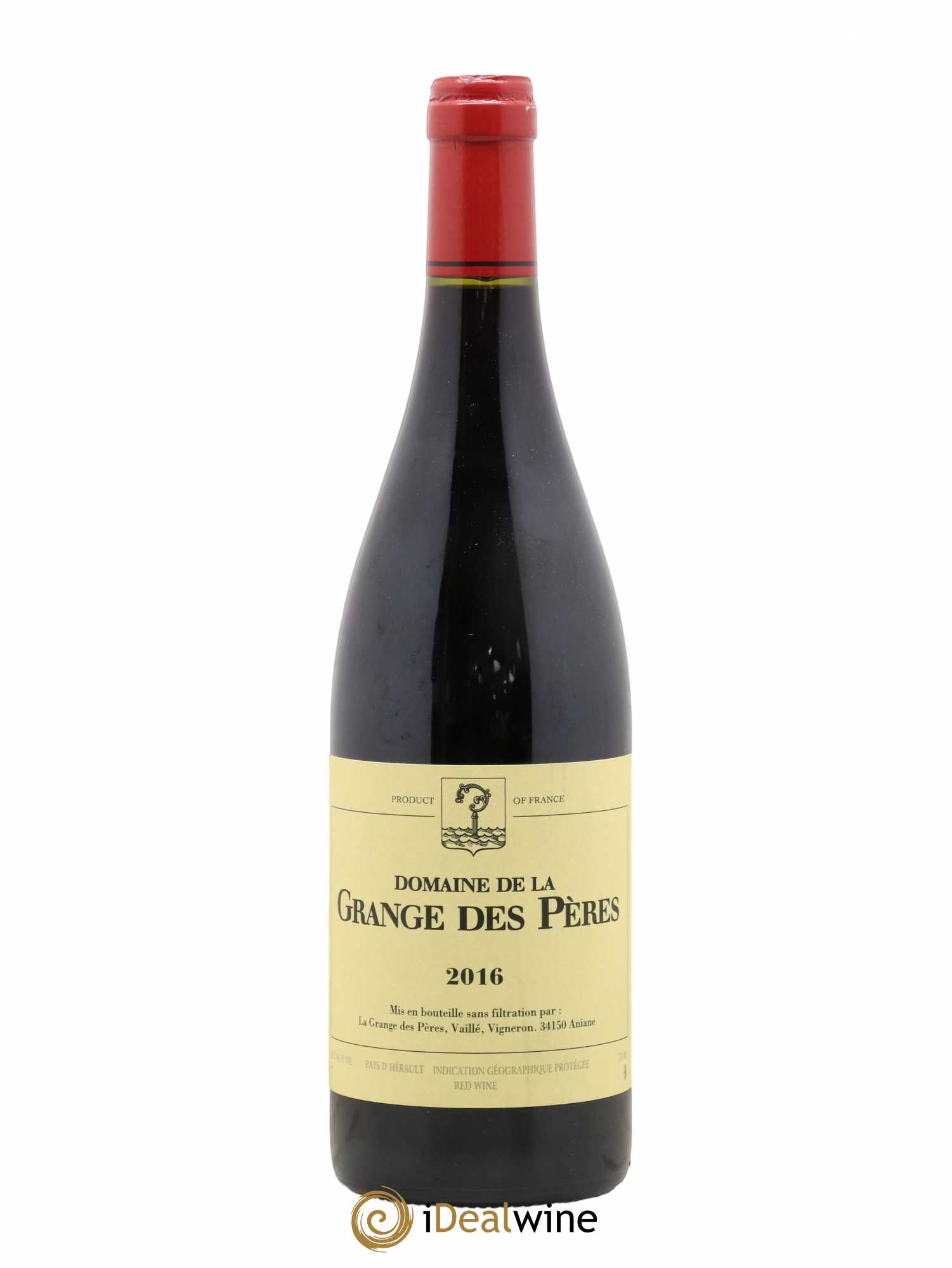 Pays d'Hérault Grange des Pères Laurent Vaillé 2016 - Lot de 1 bouteille - 0