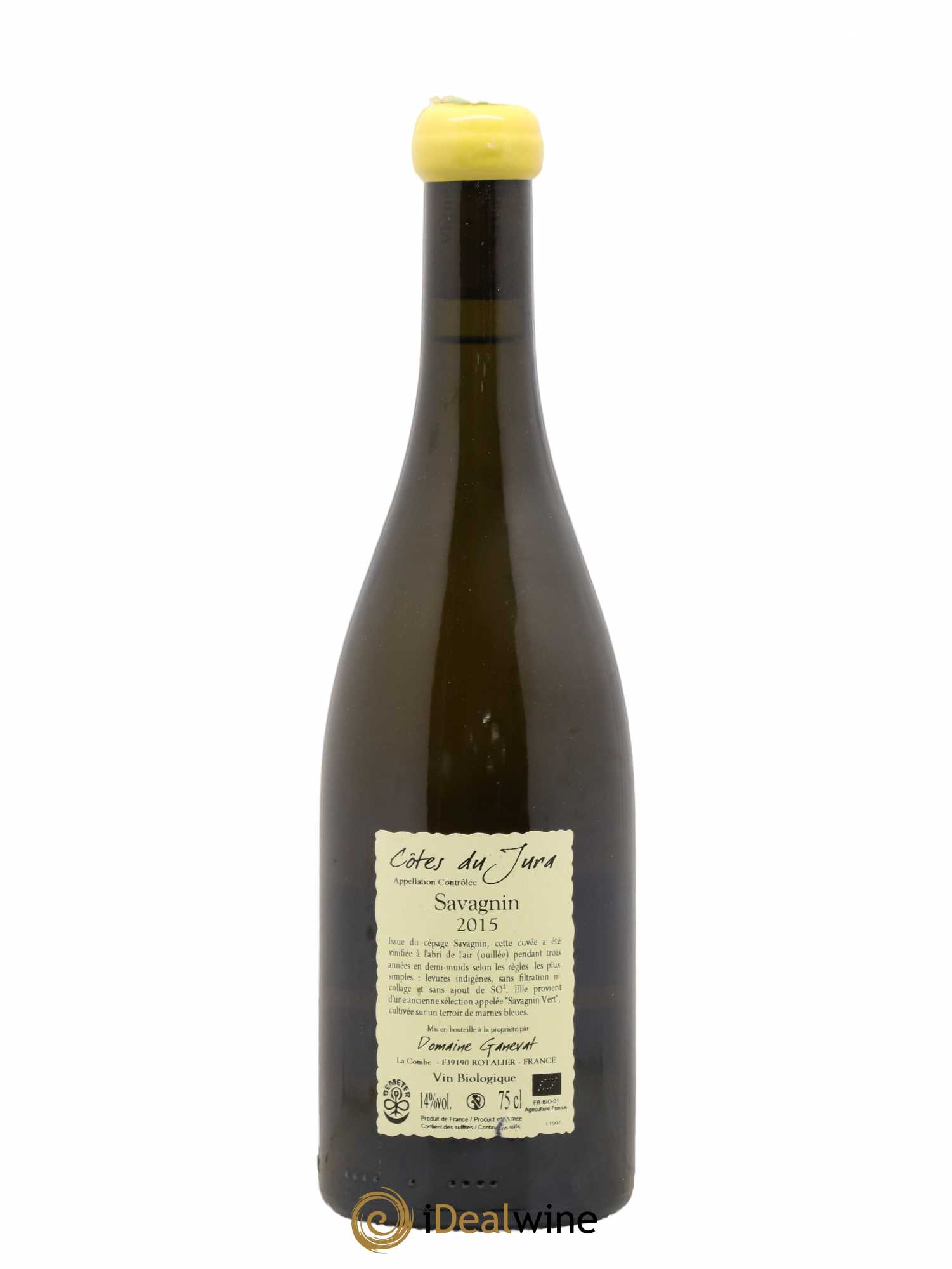 Côtes du Jura Les Chalasses Marnes Bleues Jean-François Ganevat (Domaine) 2015 - Lot de 1 bouteille - 1