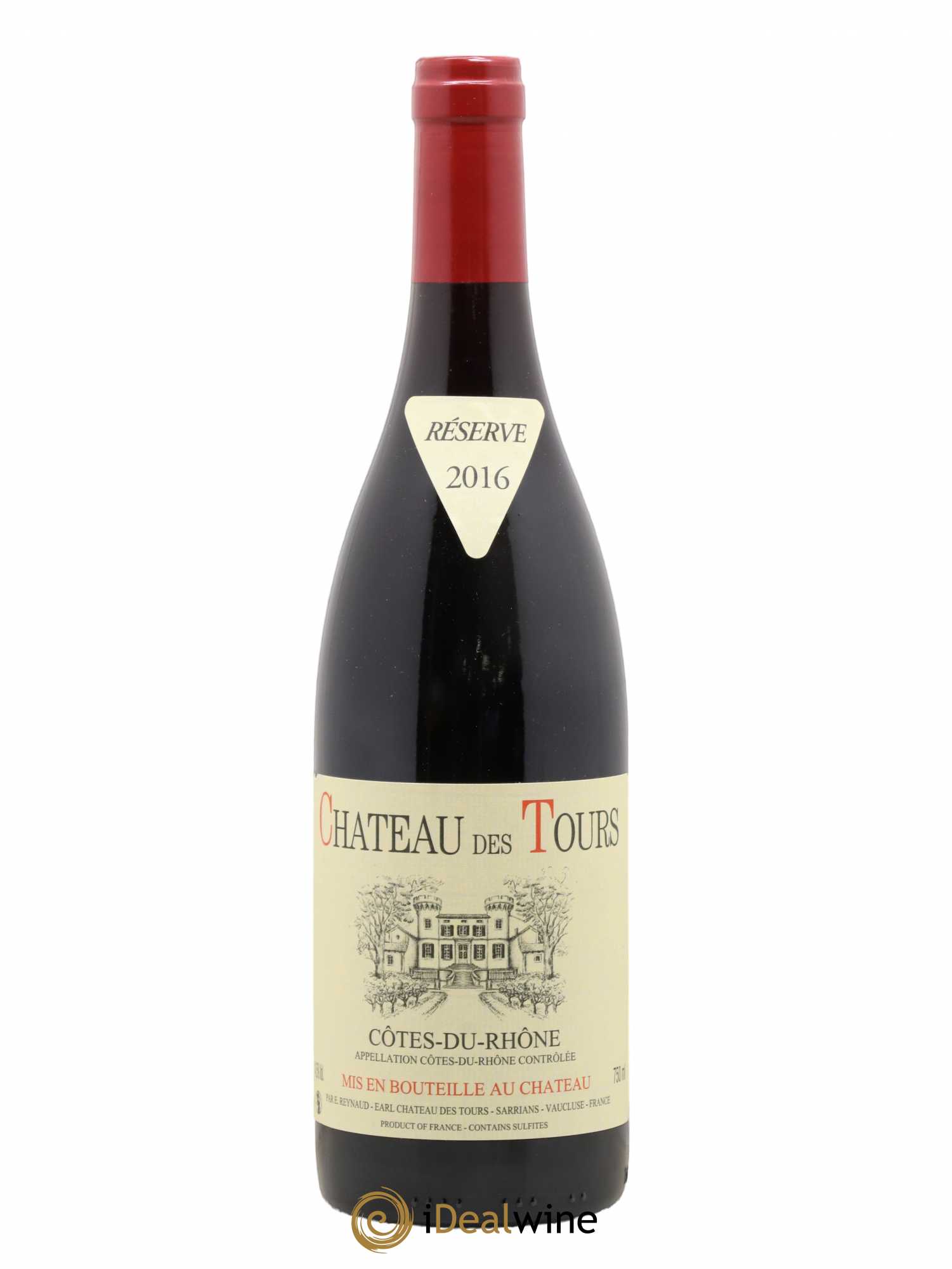 Côtes-du-Rhône Château des Tours Emmanuel Reynaud 2016 - Lot de 1 bouteille - 0