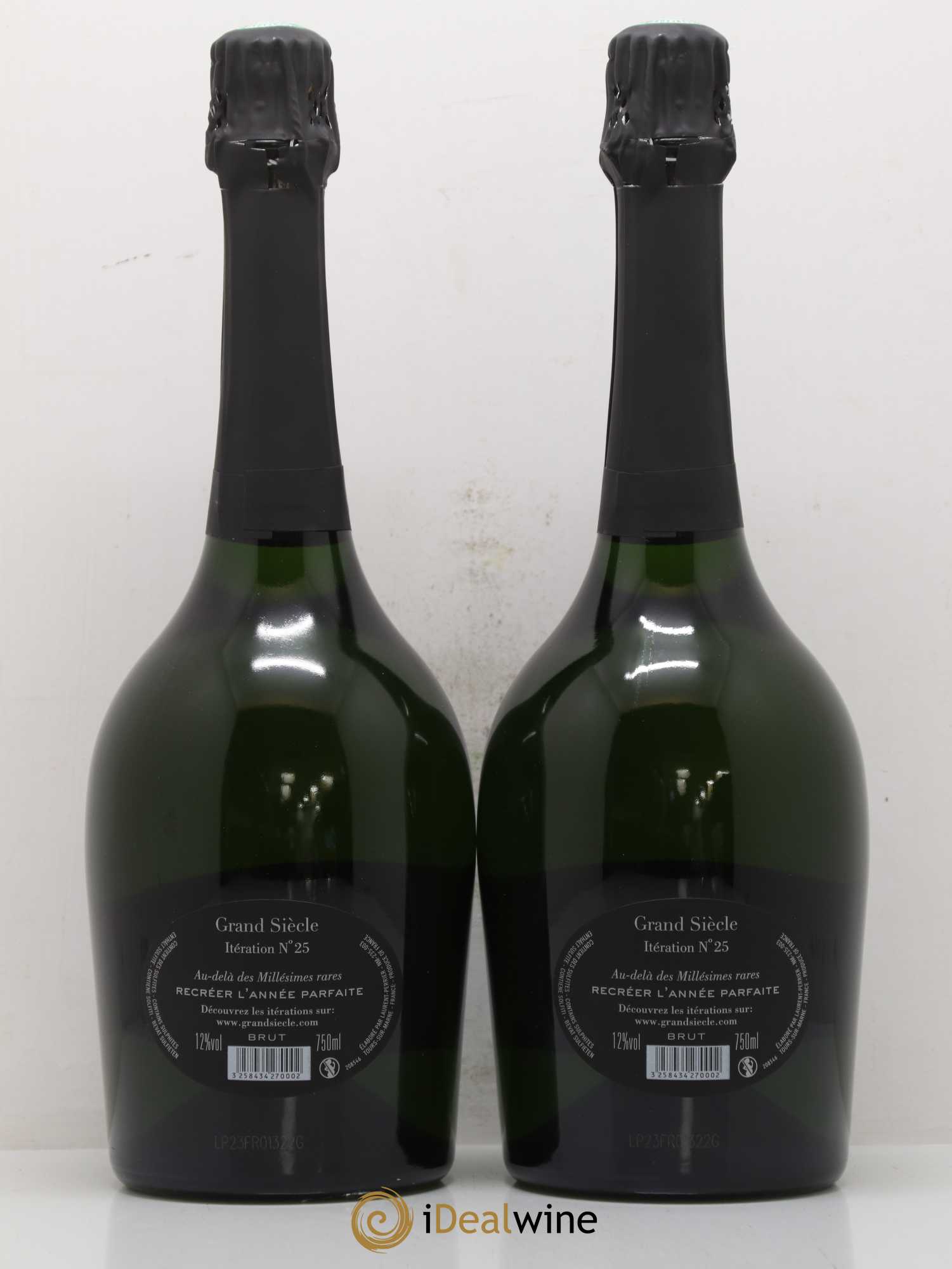Grand Siècle Itération 25 Laurent Perrier - Lot de 2 bouteilles - 1