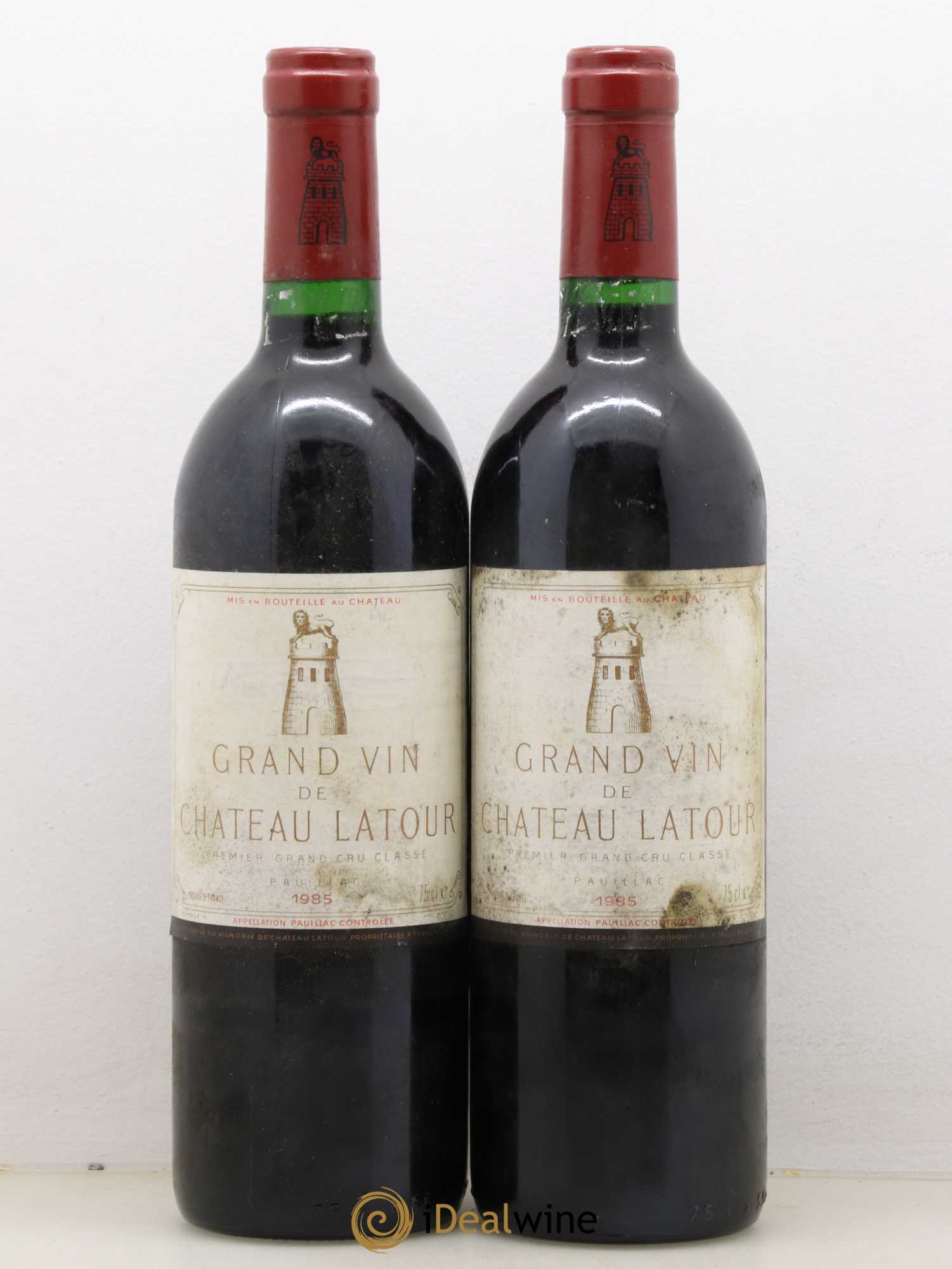 Château Latour 1er Grand Cru Classé 1985 - Lot de 2 bouteilles - 0