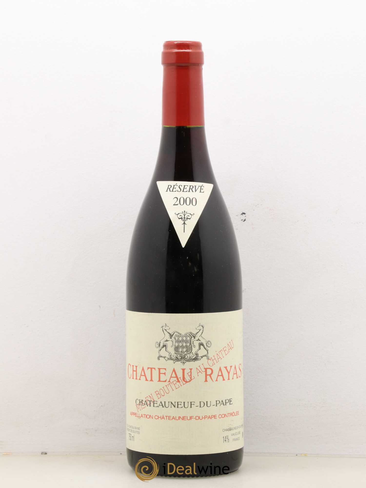 Châteauneuf-du-Pape Château Rayas Emmanuel Reynaud 2000 - Lot de 1 bouteille - 0