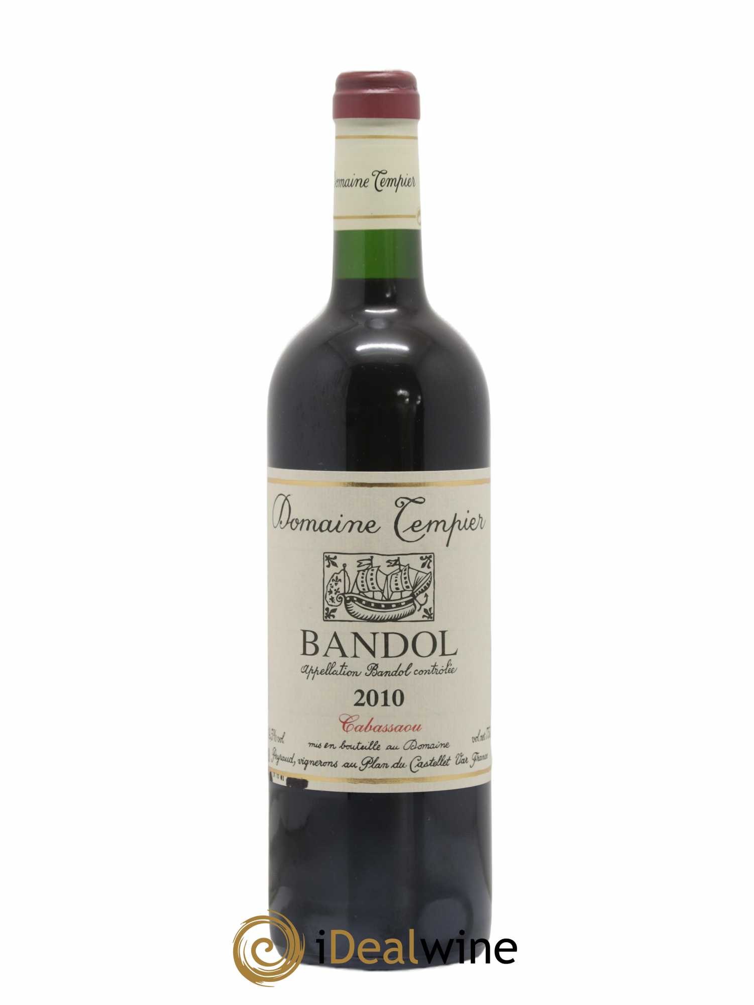 Bandol Domaine Tempier Cuvée Cabassaou Famille Peyraud 2010 - Lot de 1 bouteille - 0