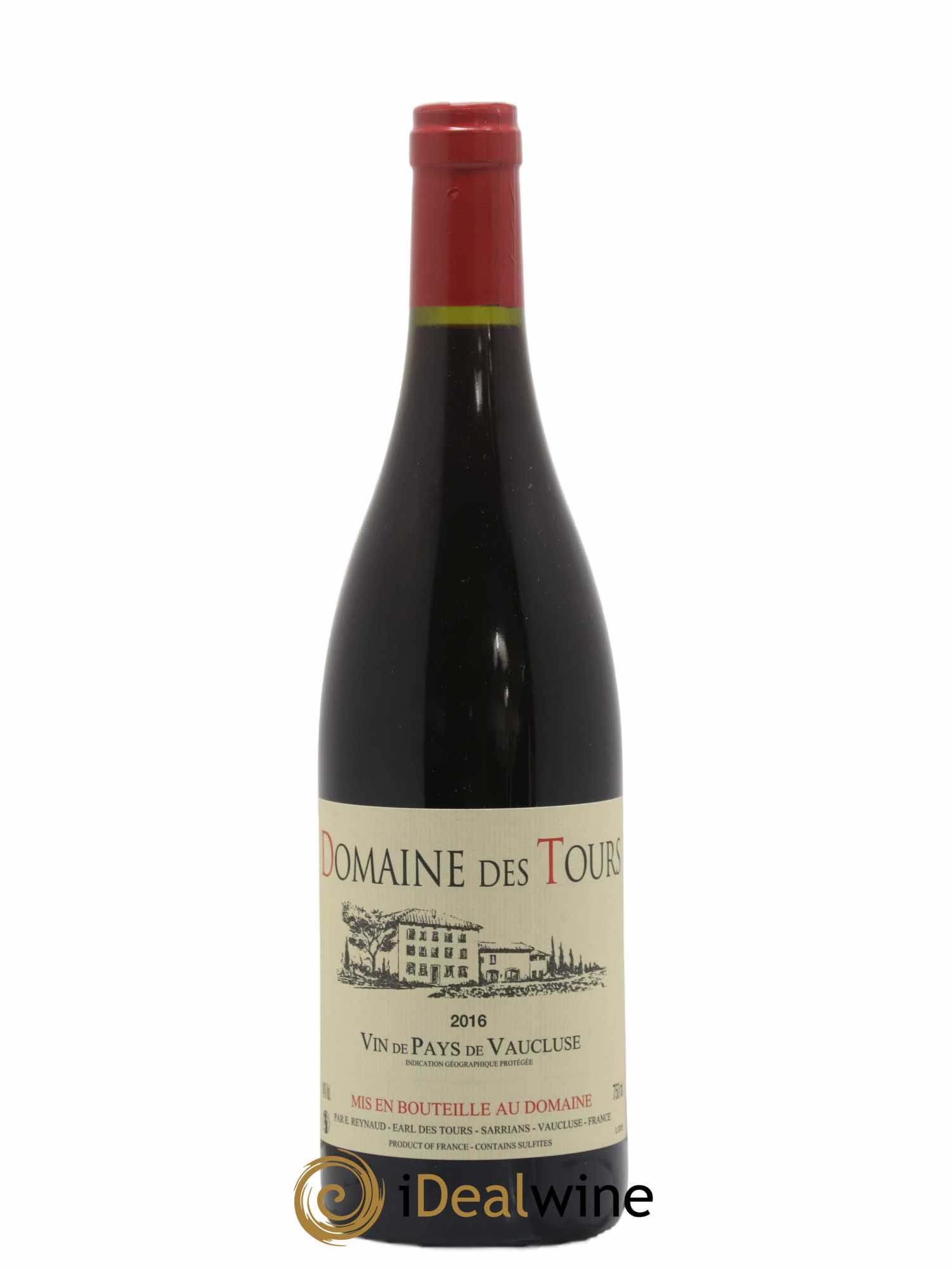 Vaucluse (Vin de Pays de Vaucluse) Domaine des Tours Emmanuel Reynaud 2016 - Lot de 1 bouteille - 0